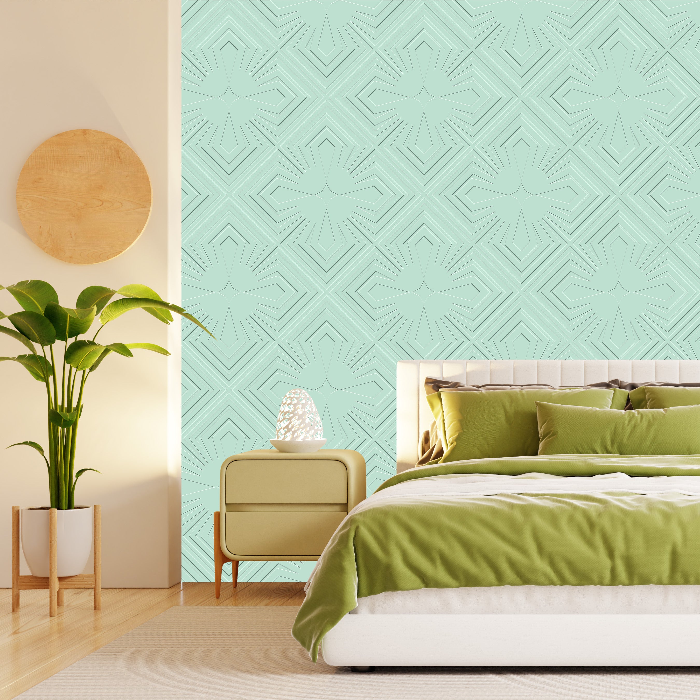 3D Artisan Diamond Spark - Paintable Wallpaper