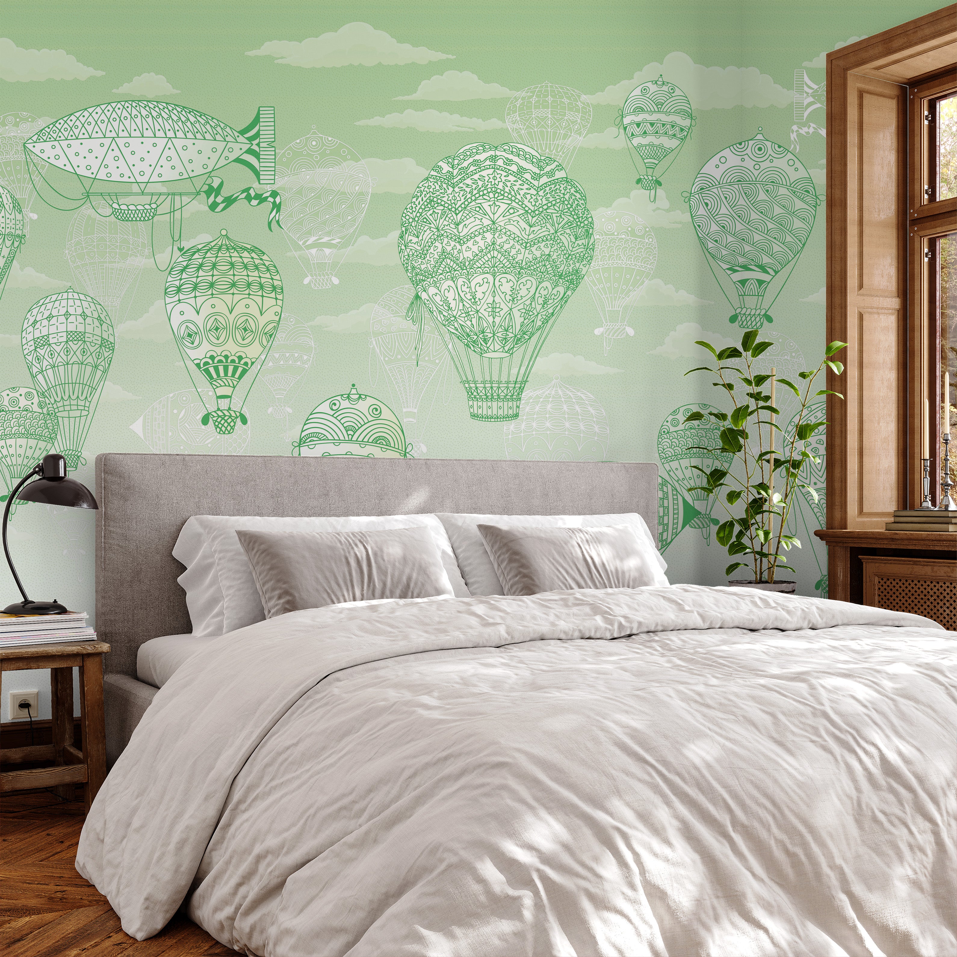 3D Balloon Voyage - Printed Mural
