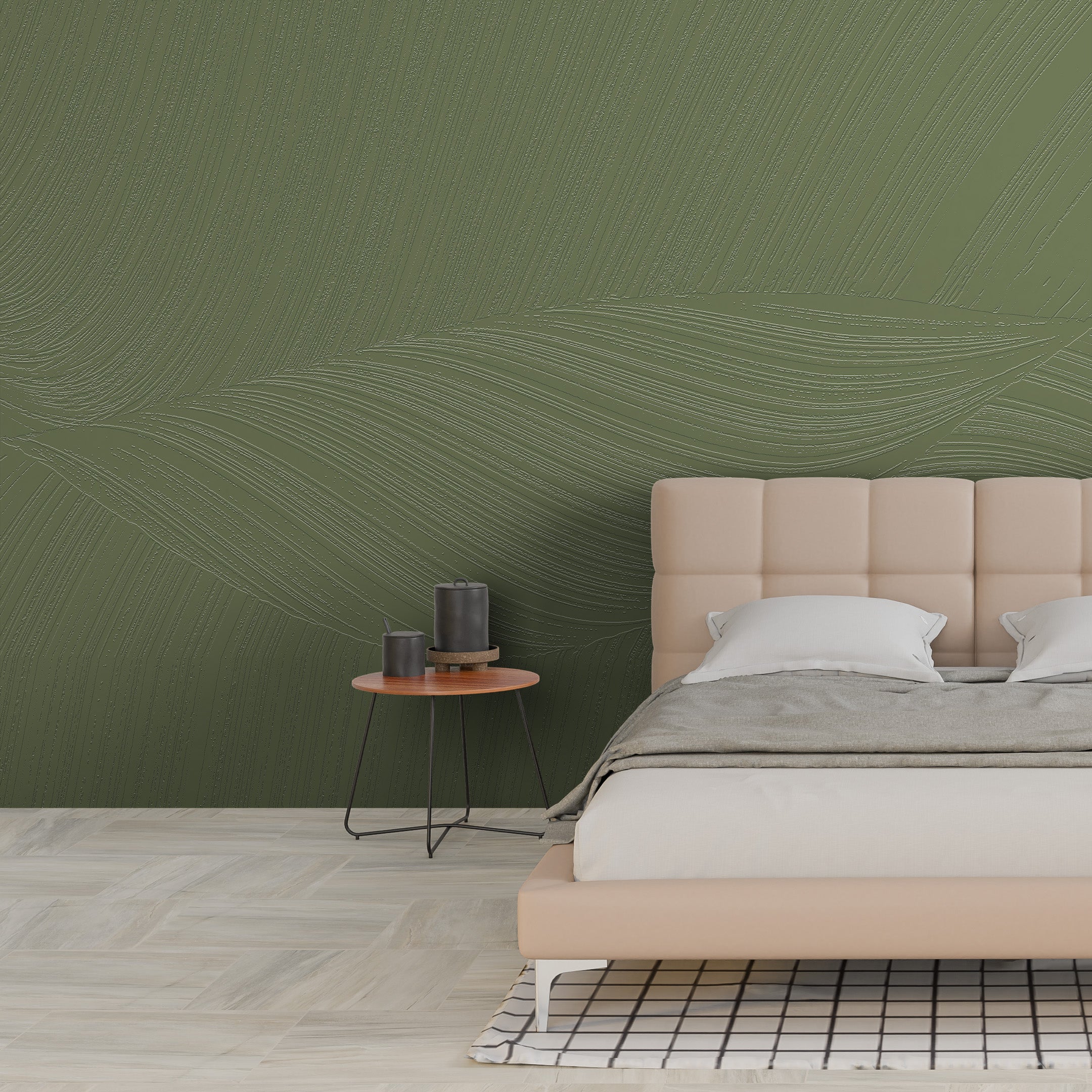 3D Rhapsody of the Vine - Paintable Mural