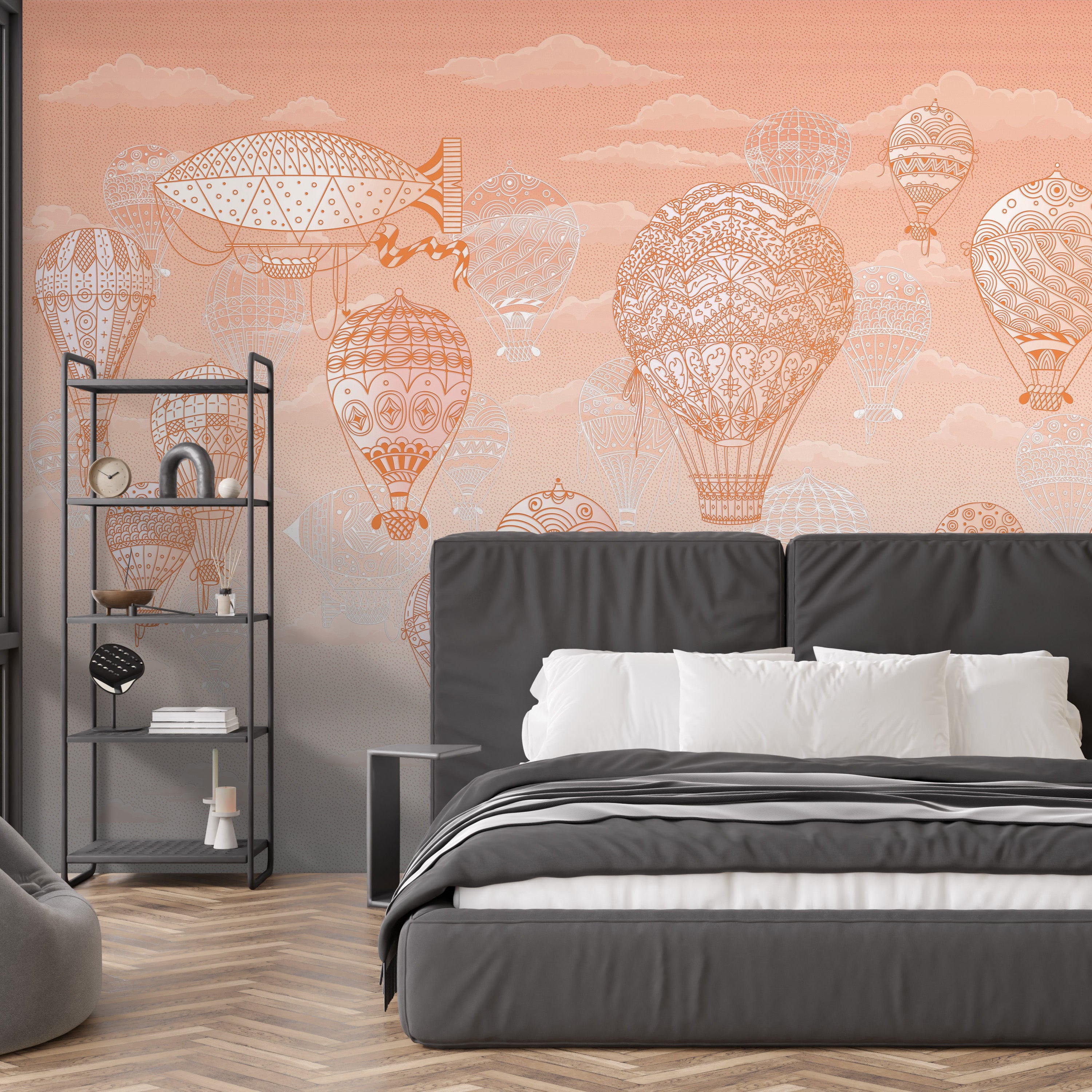 3D Balloon Voyage - Printed Mural