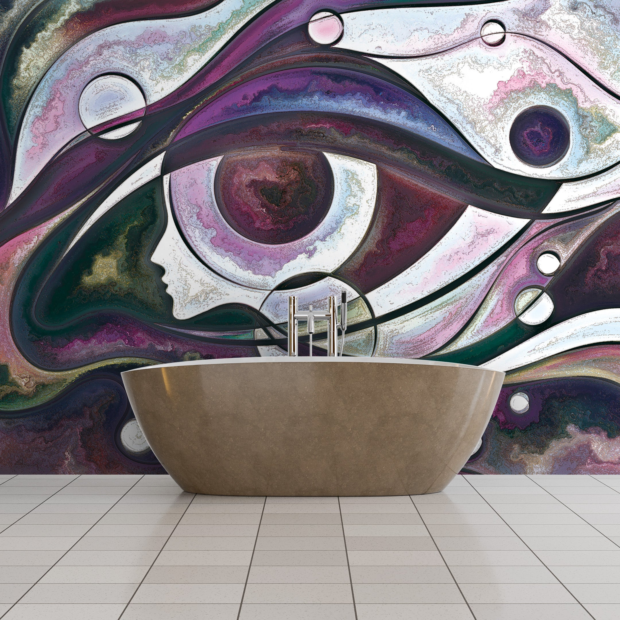 3D Inner Vision - Printed Mural