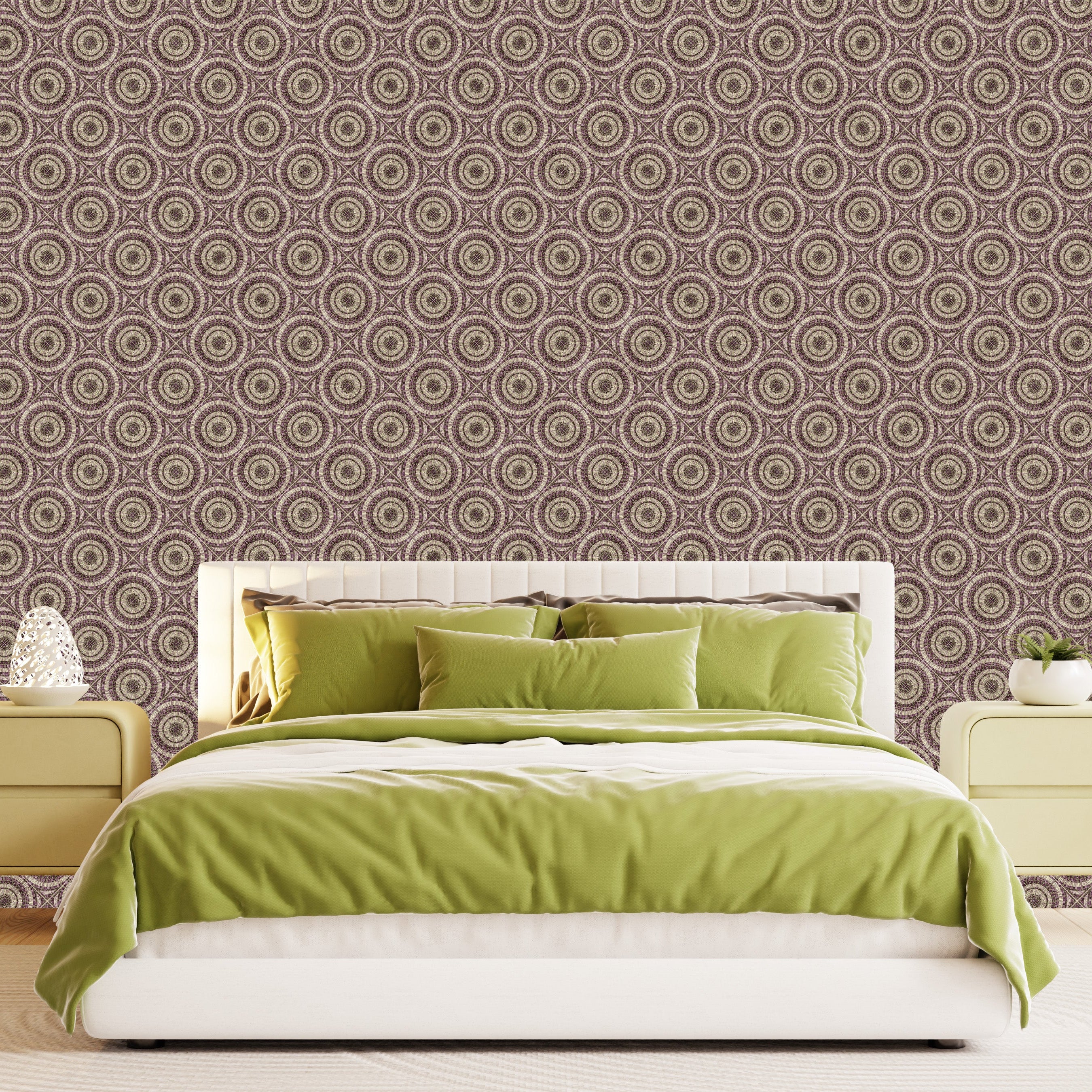 3D Handcrafted Tiles - Printed Wallpaper