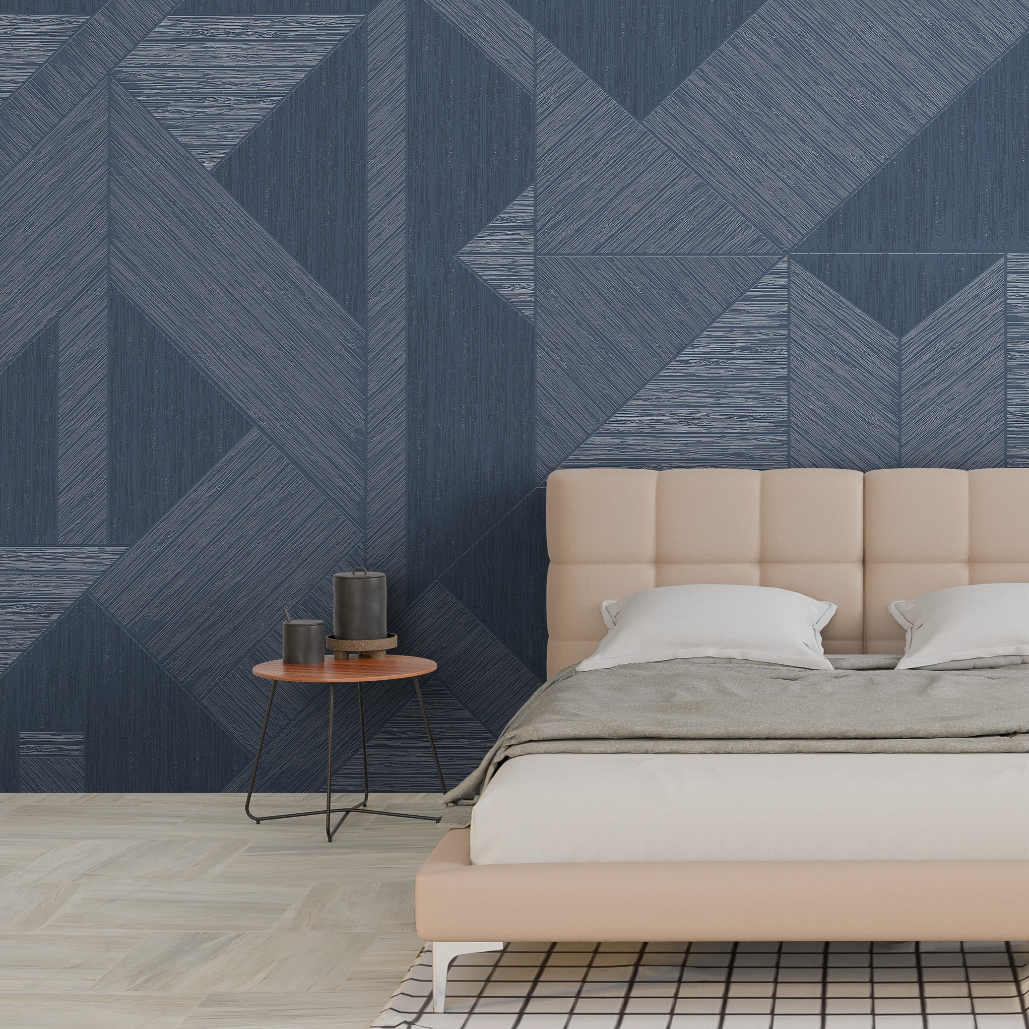 3D Chevron Elegance - Paintable Mural