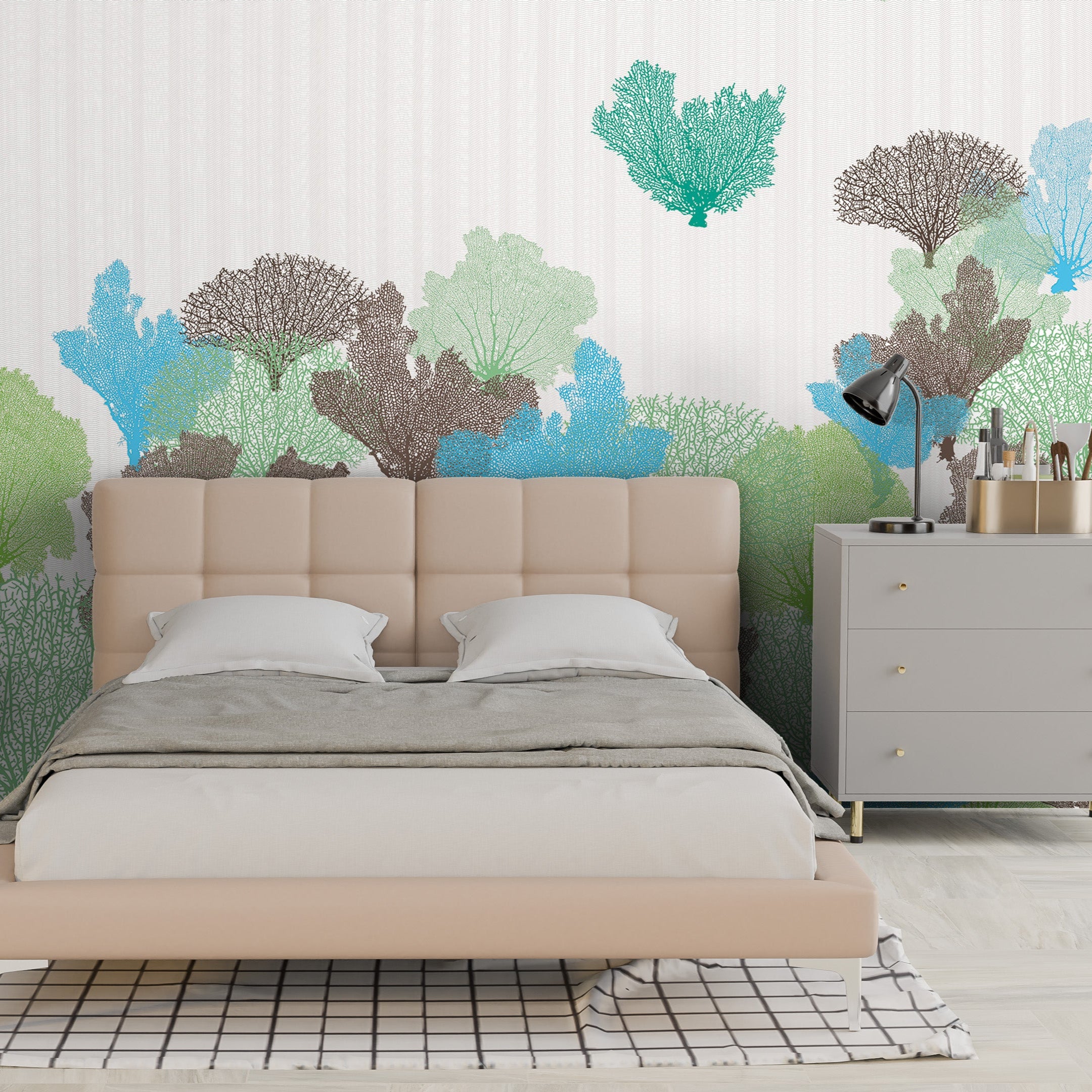 3D Coral Reef Dreams - Printed Mural