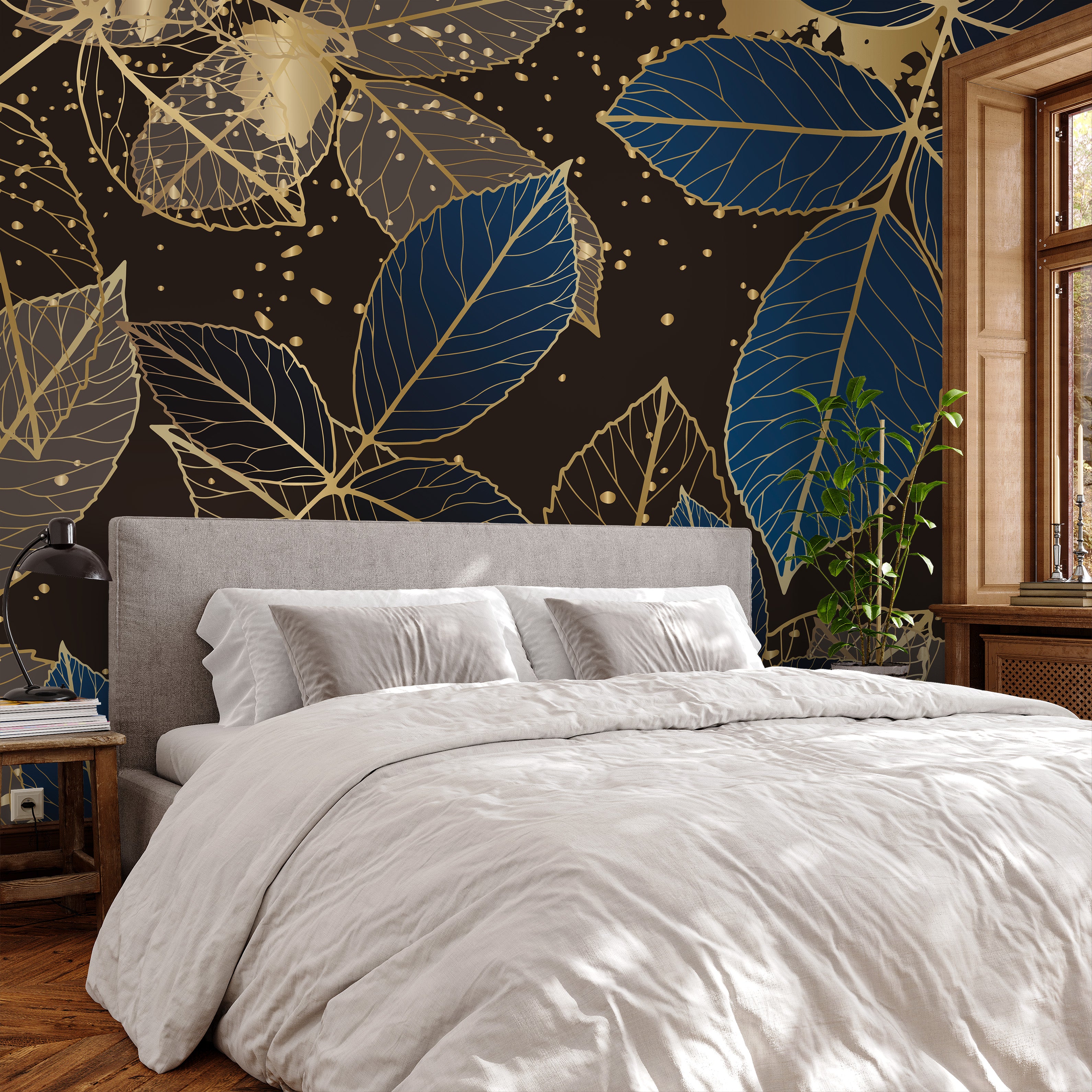 Sapphire & Gold Botanical