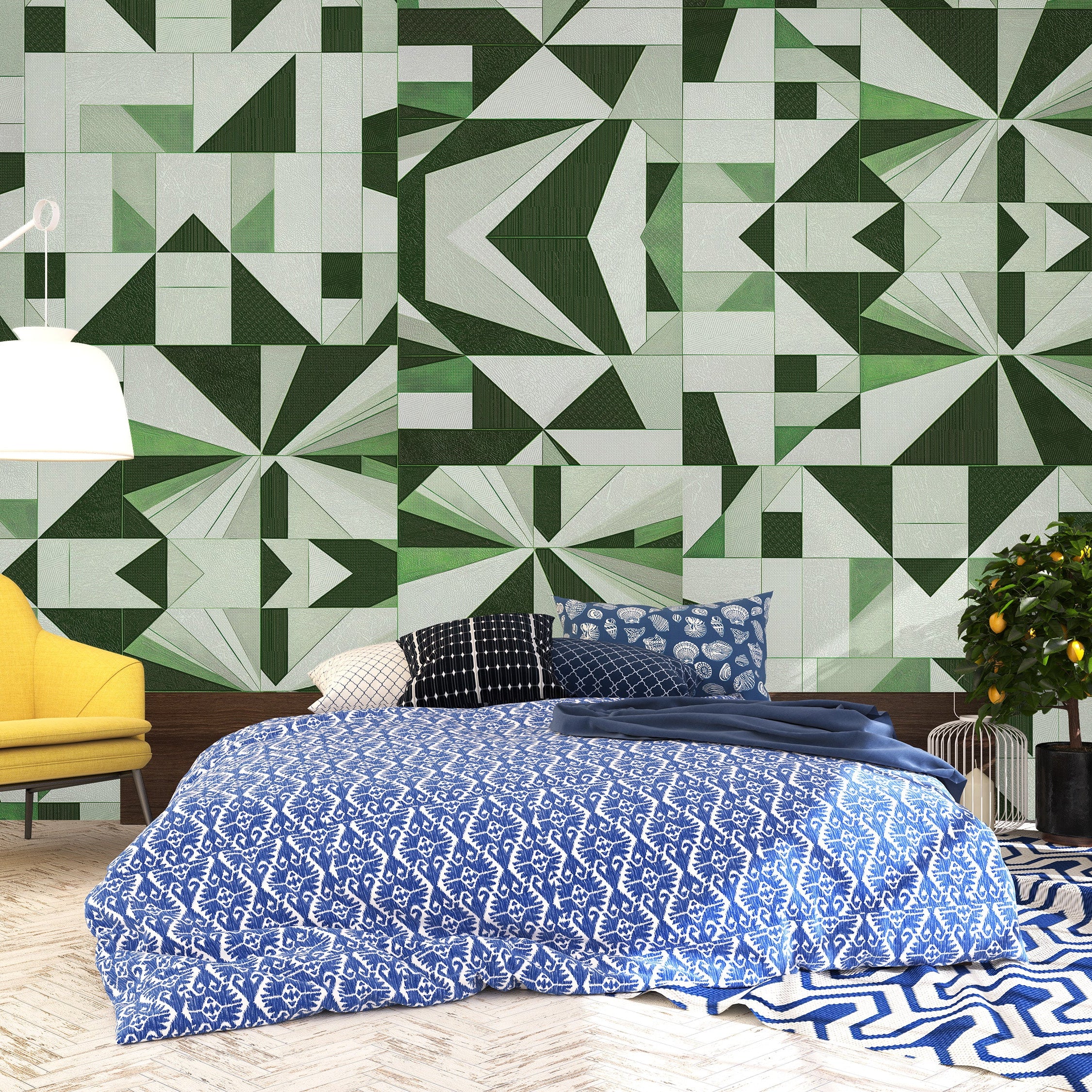 3D Rectangle Mosaic - Printed