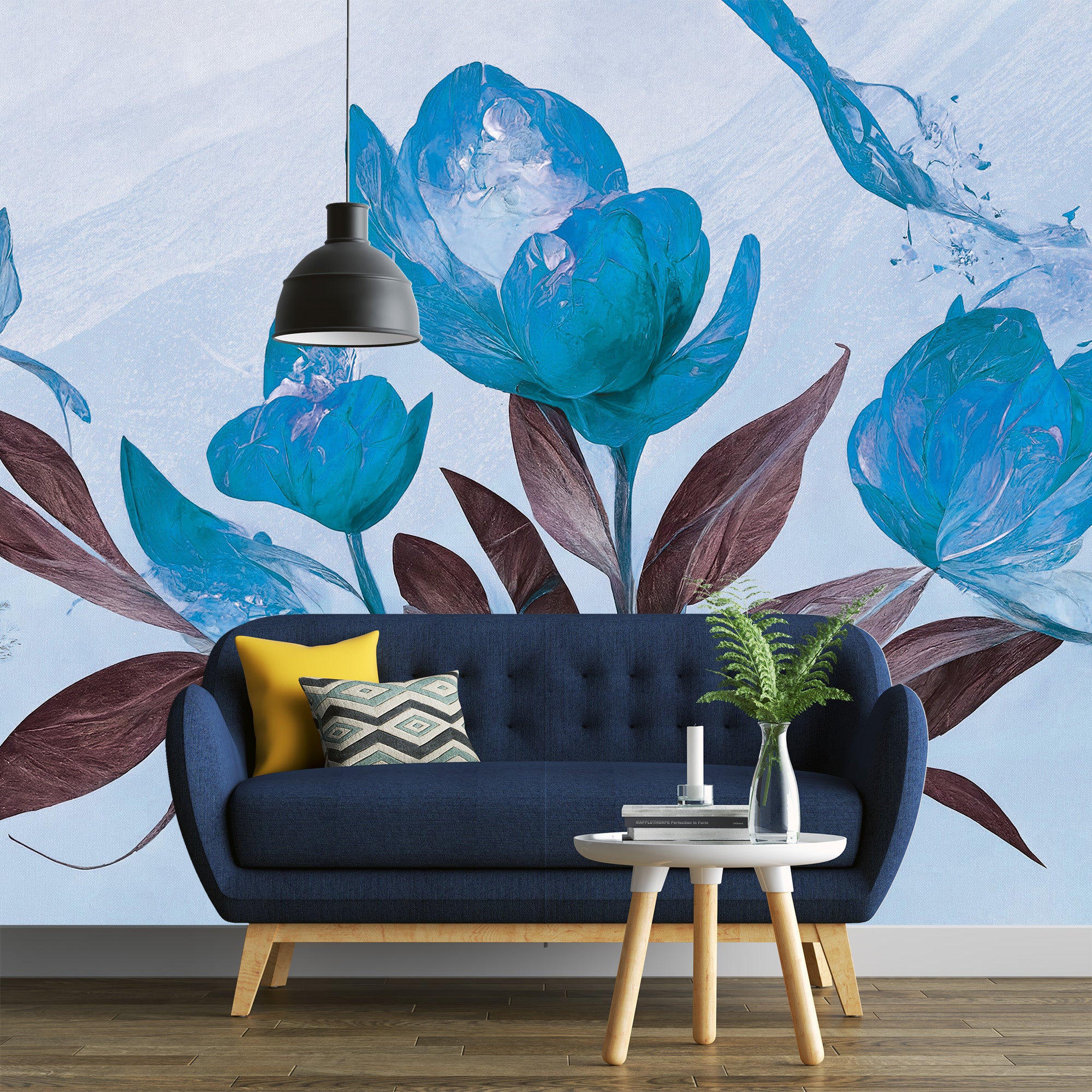 3D Floral Radiance - Printed Mural