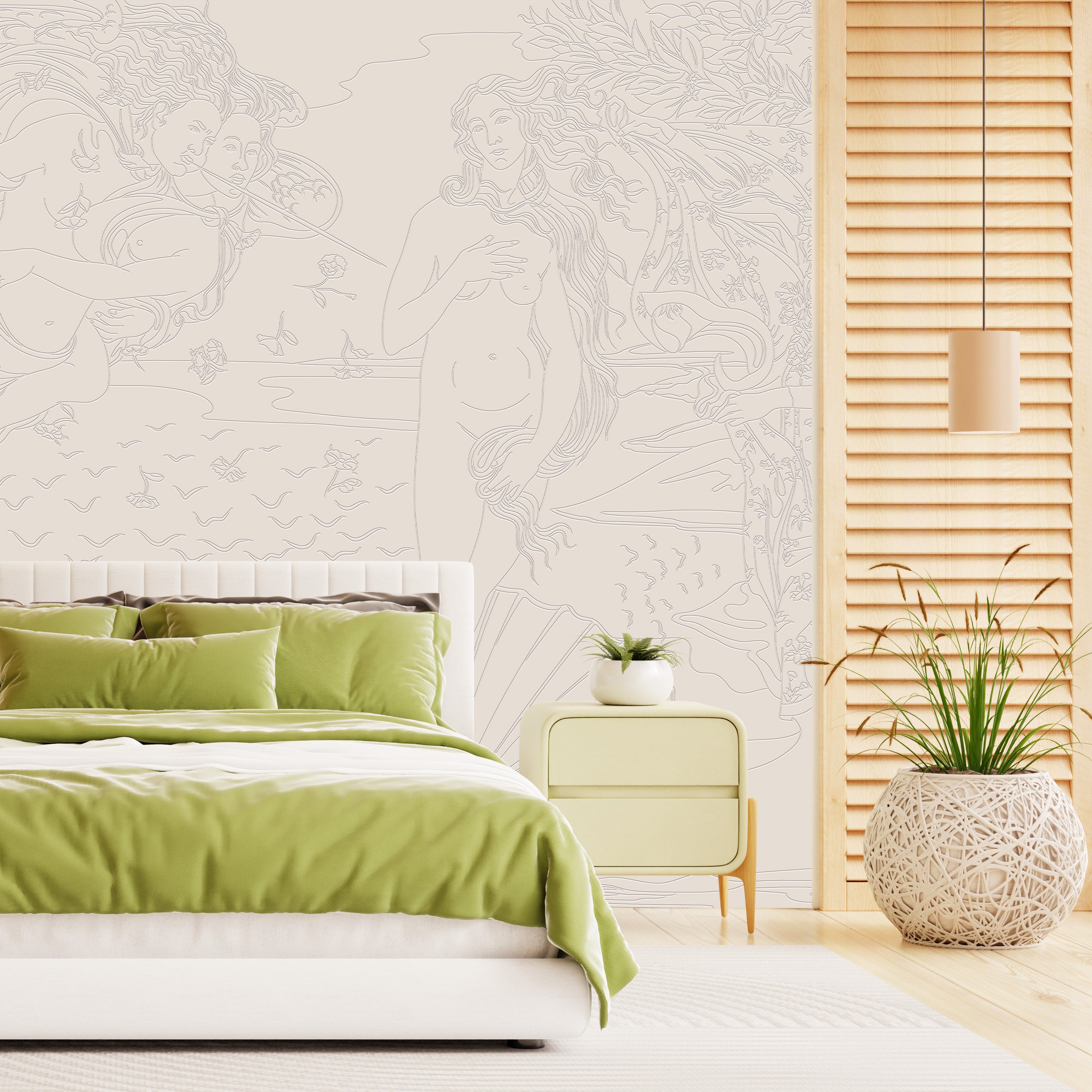 3D The Renaissance - Paintable Mural
