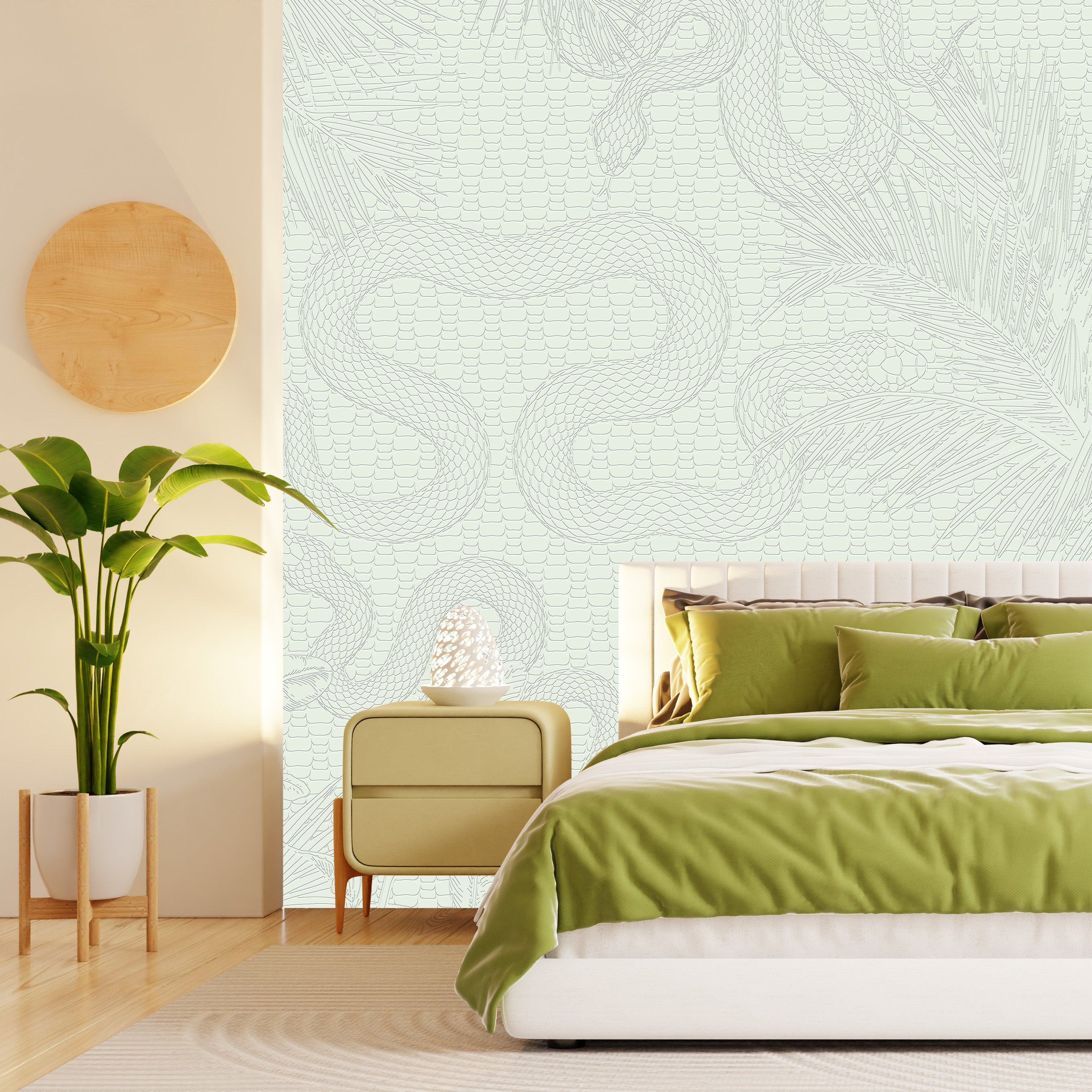 3D Medusa's Garden - Paintable Mural