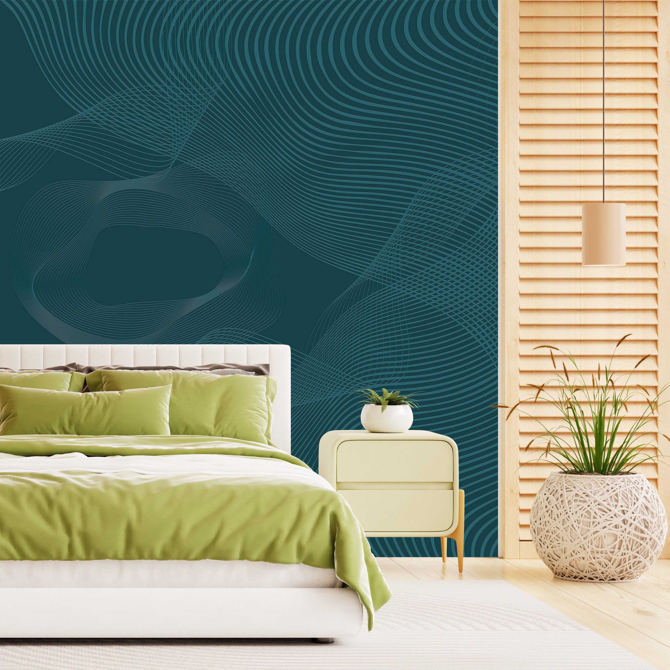 3D Linear Flow - Printed Mural