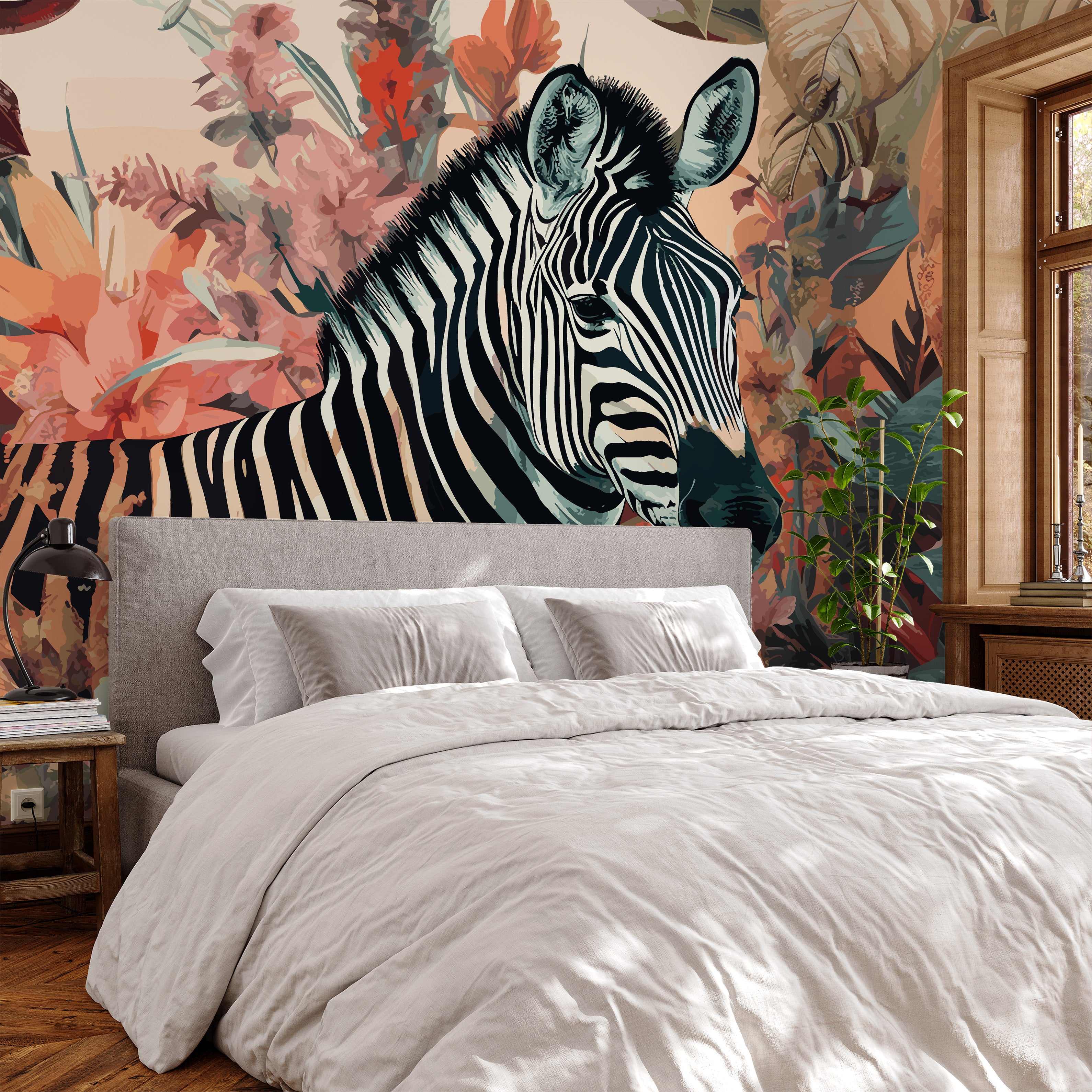 Zebra in Bloom