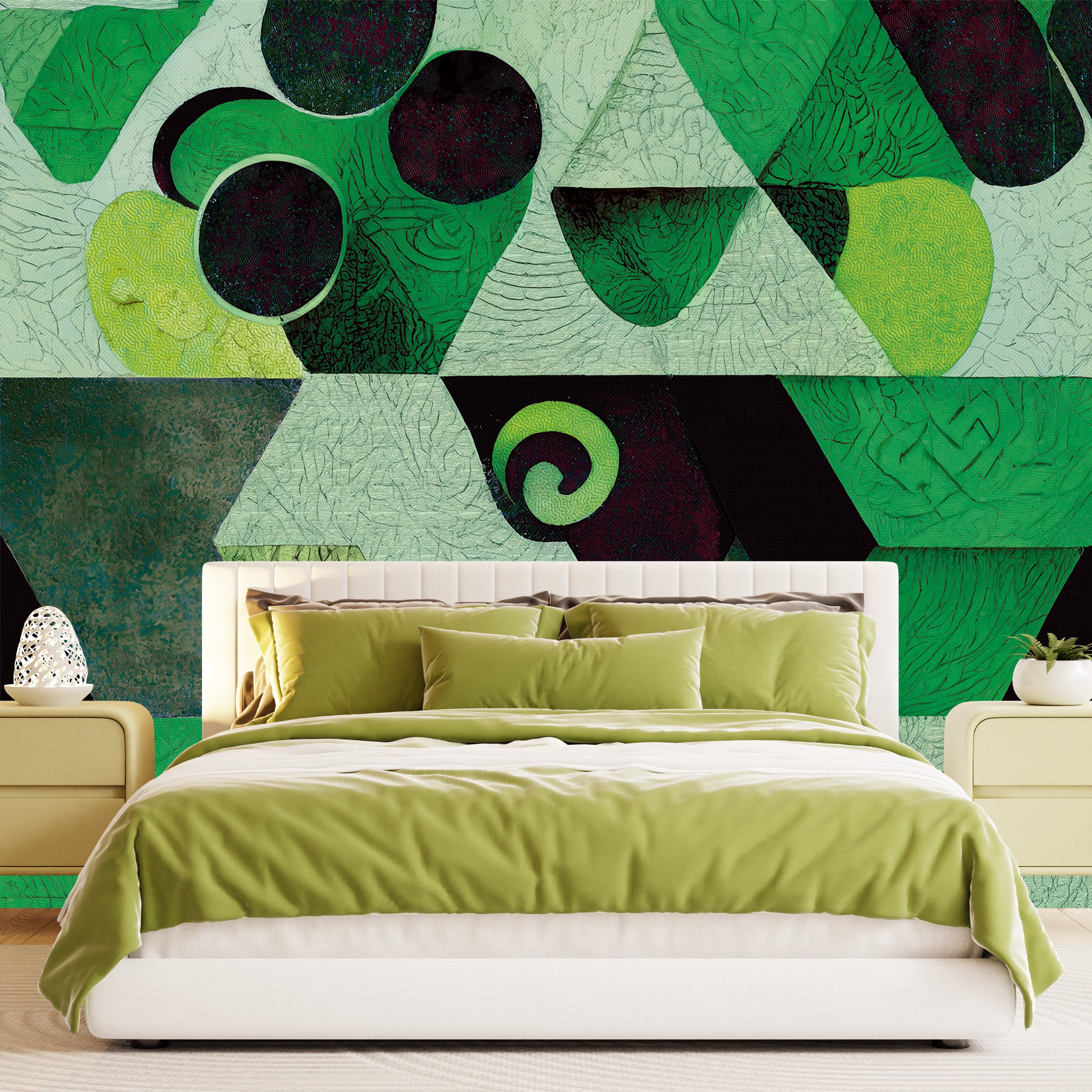 3D Geometric Fusion - Printed Mural