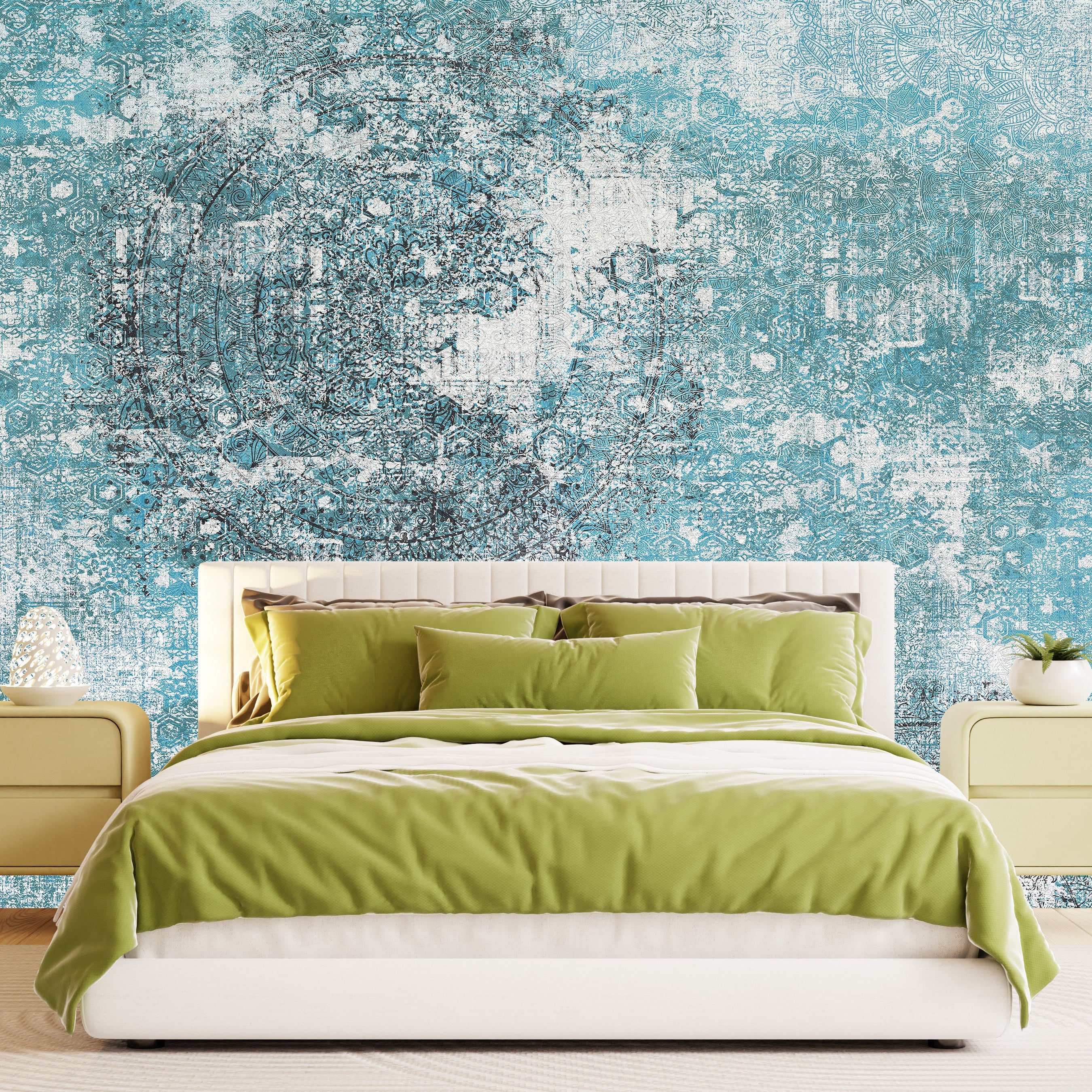 3D Distressed Vintage - Printed Mural