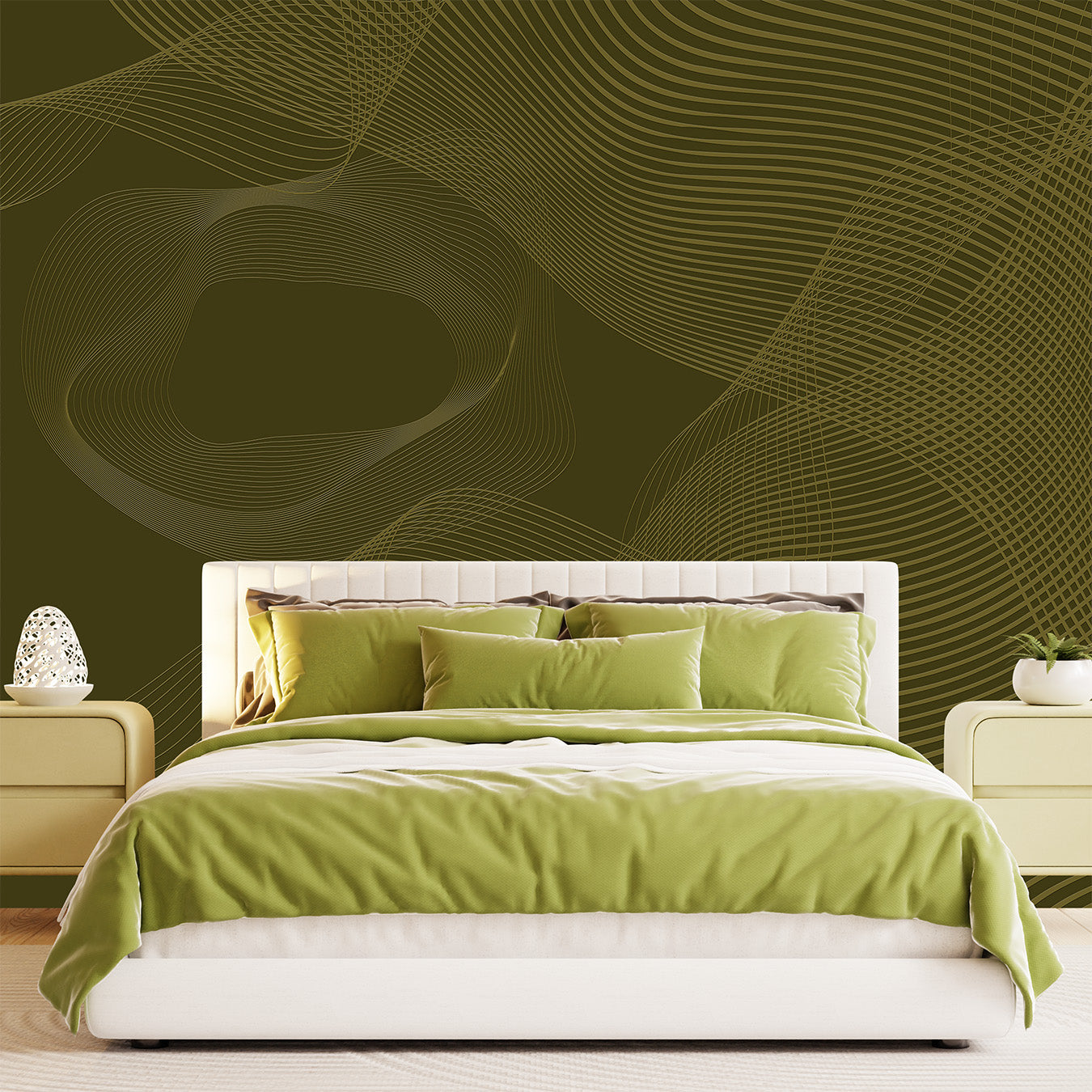 3D Linear Flow - Printed Mural
