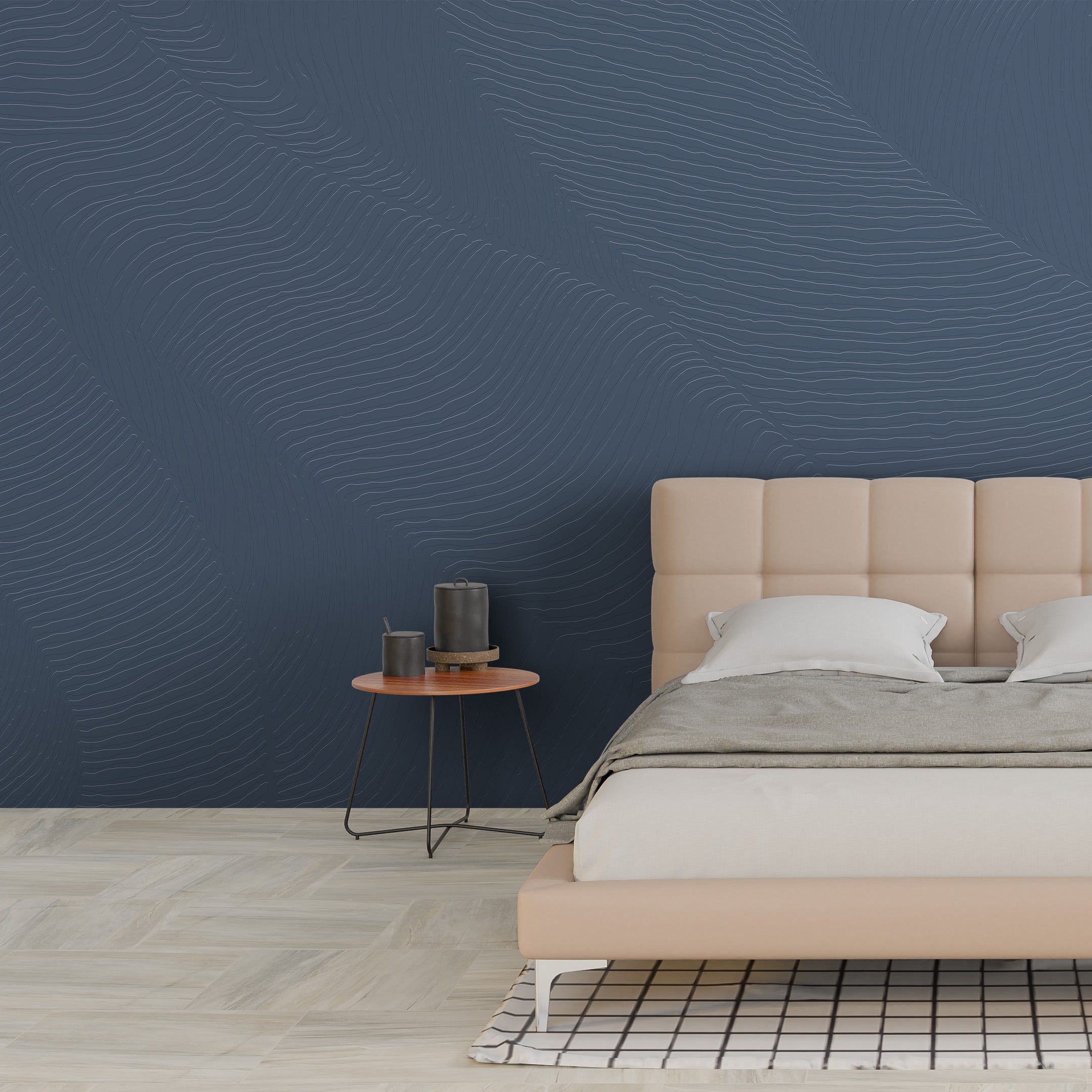 3D Zen Ripple Architectural - Paintable Mural