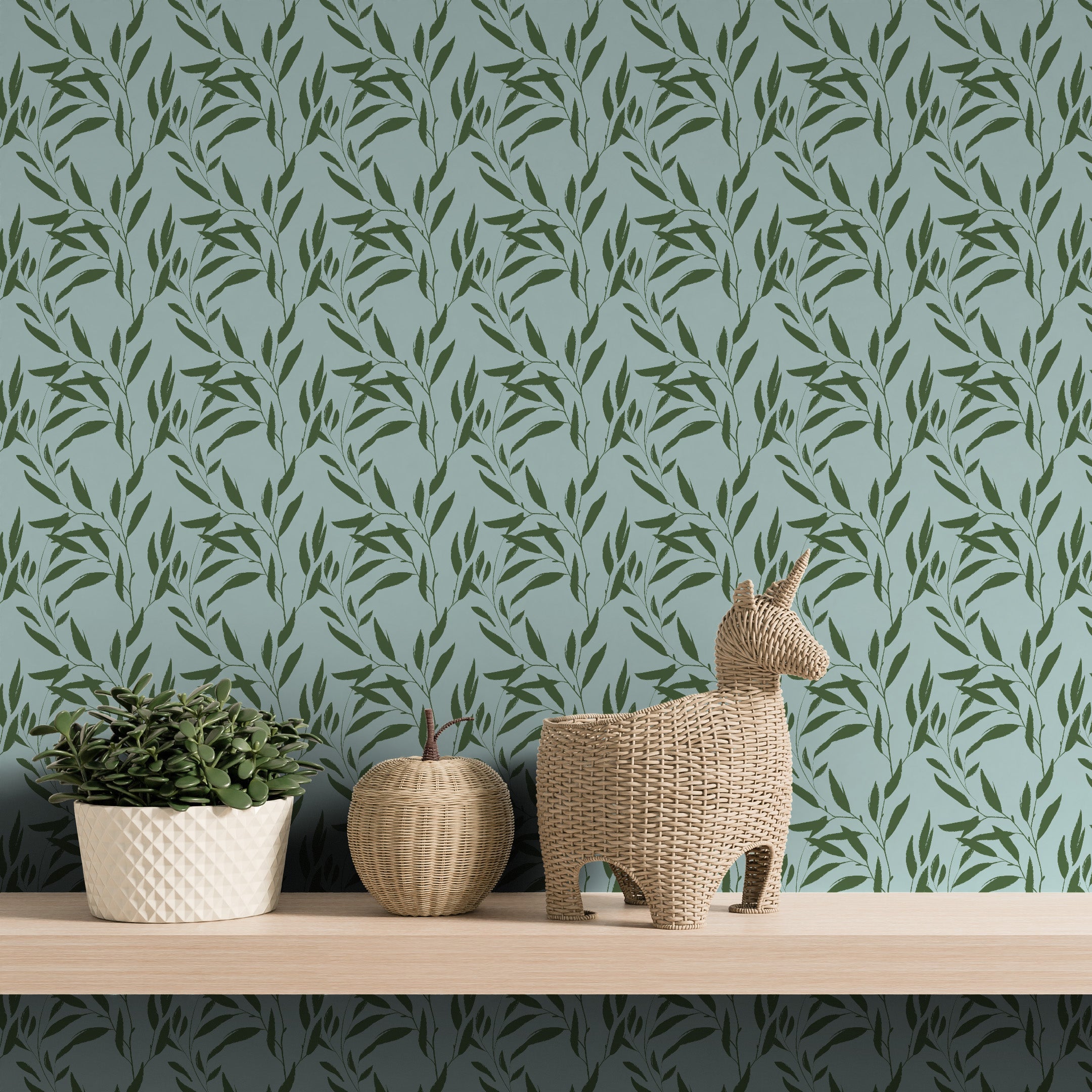 Verdant Whispers - Sage Green