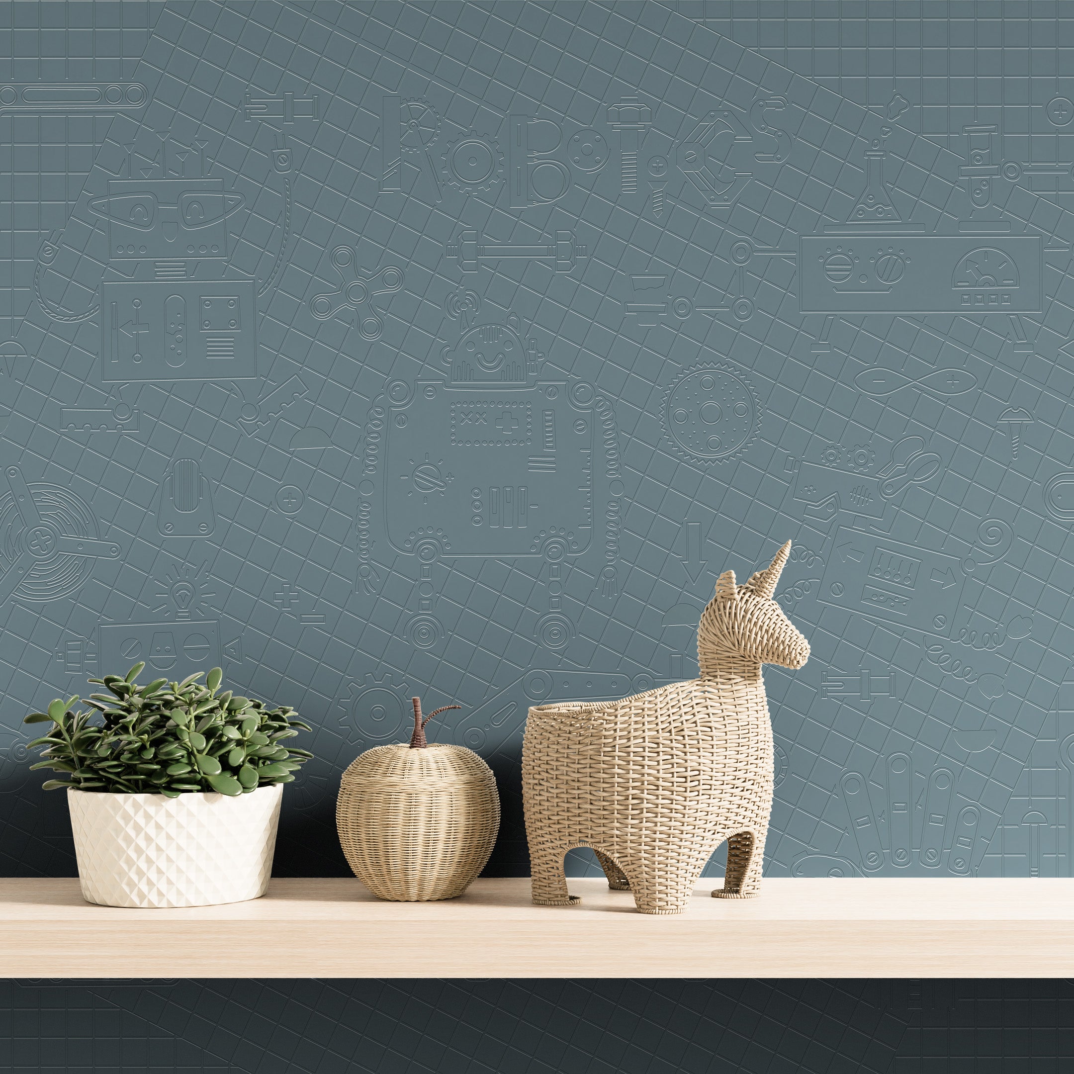 3D Robotic Revolution - Paintable Mural