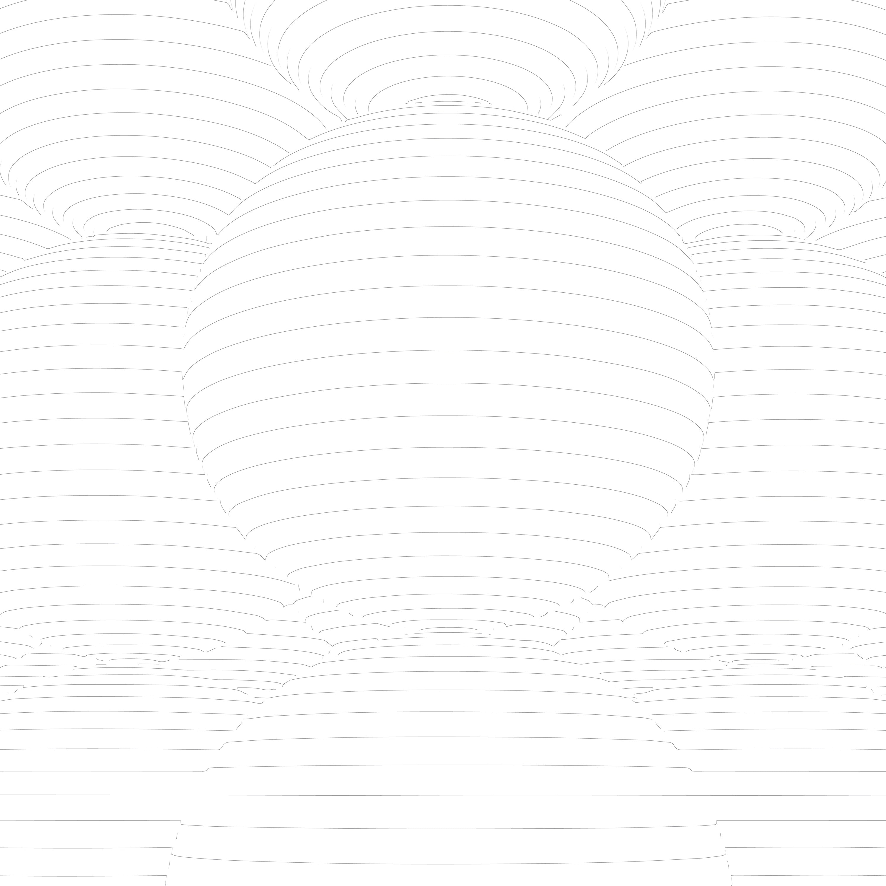 3D Infinity Sphere - Paintable Mural