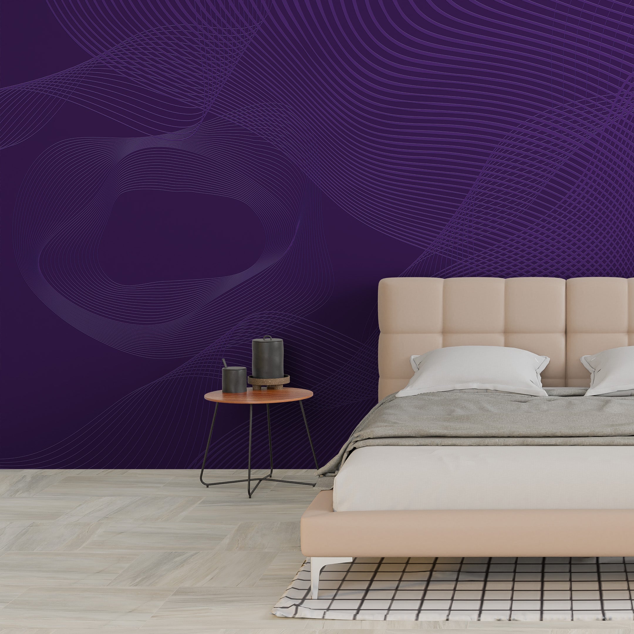 3D Linear Flow - Printed Mural