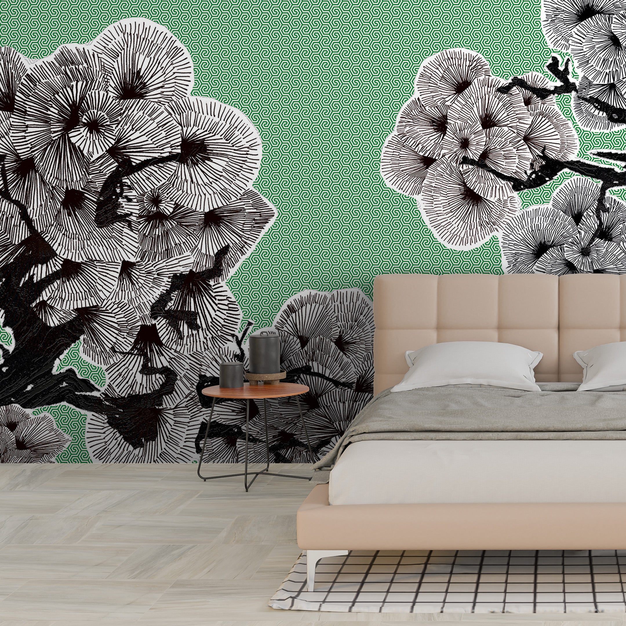 3D Ink Blossom - Printed Mural