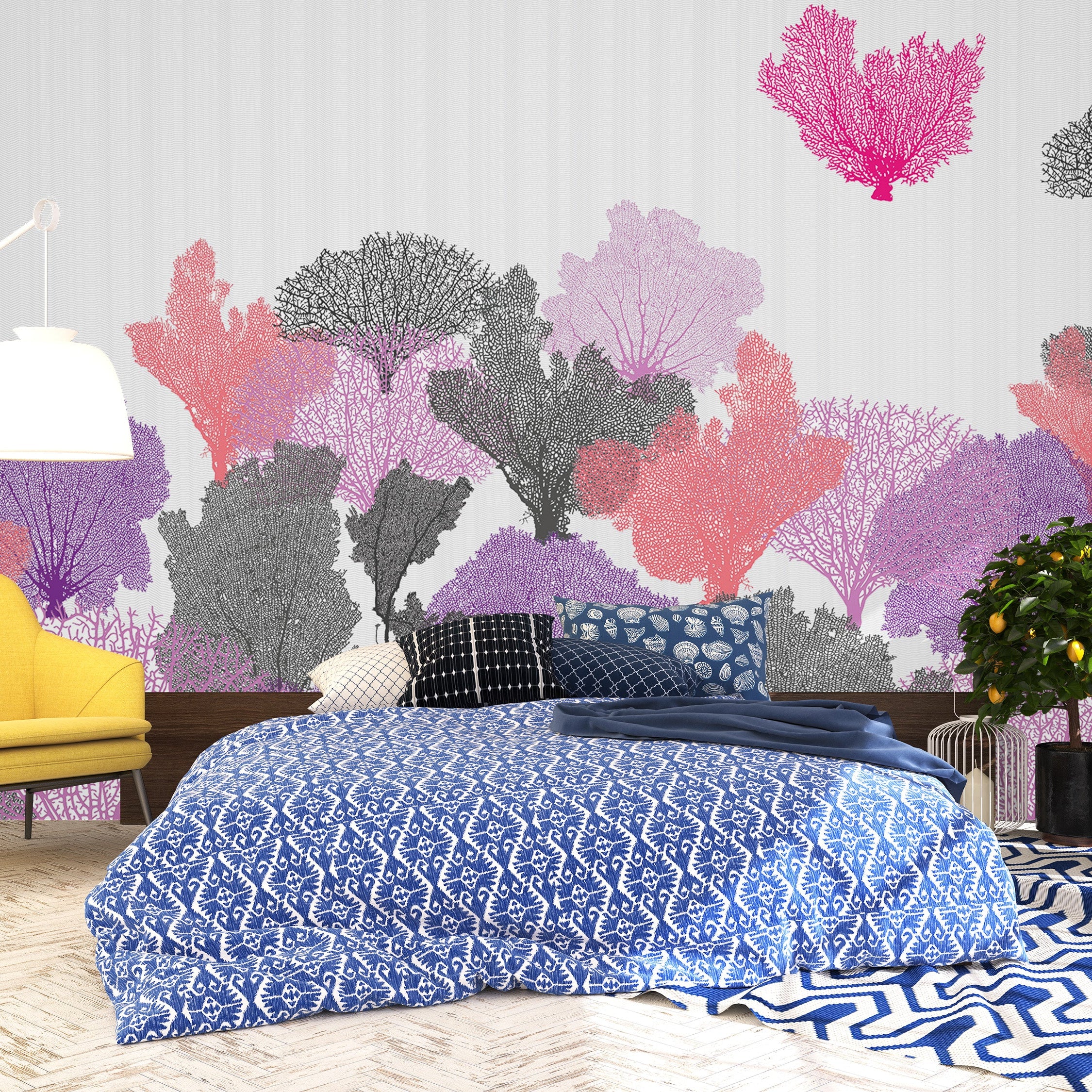 3D Coral Reef Dreams - Printed Mural