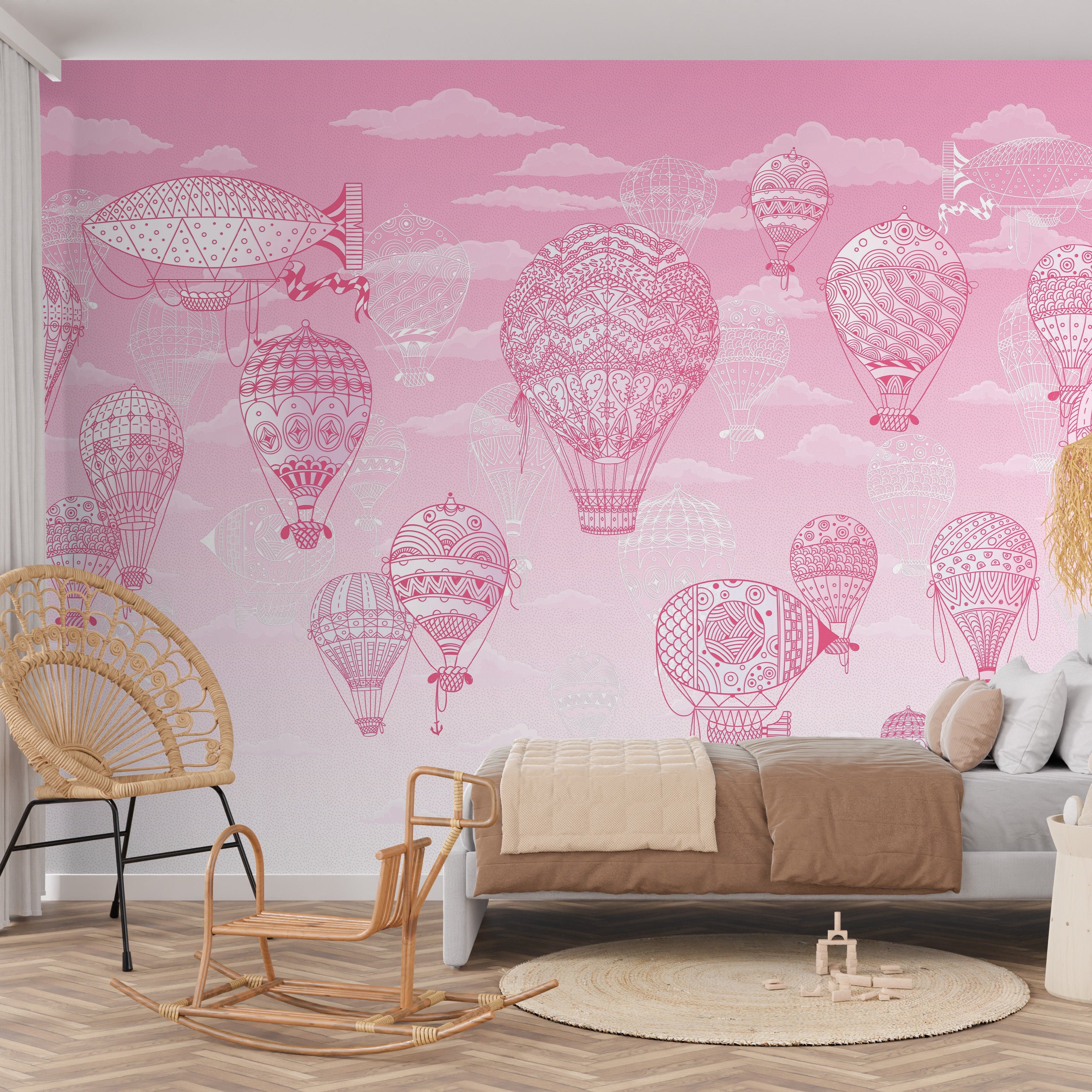 3D Balloon Voyage - Printed Mural