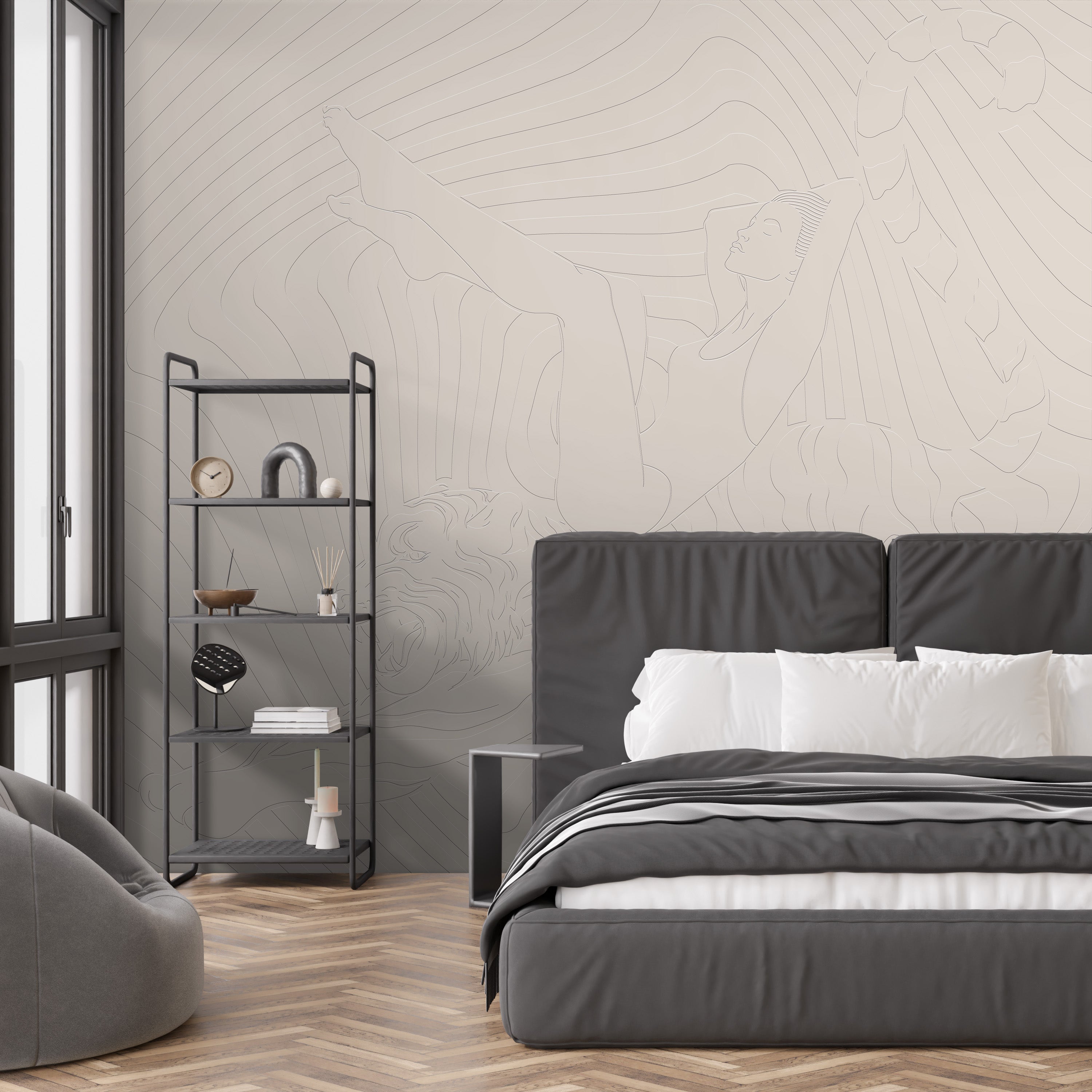 3D Empress of the Wild - Paintable Mural