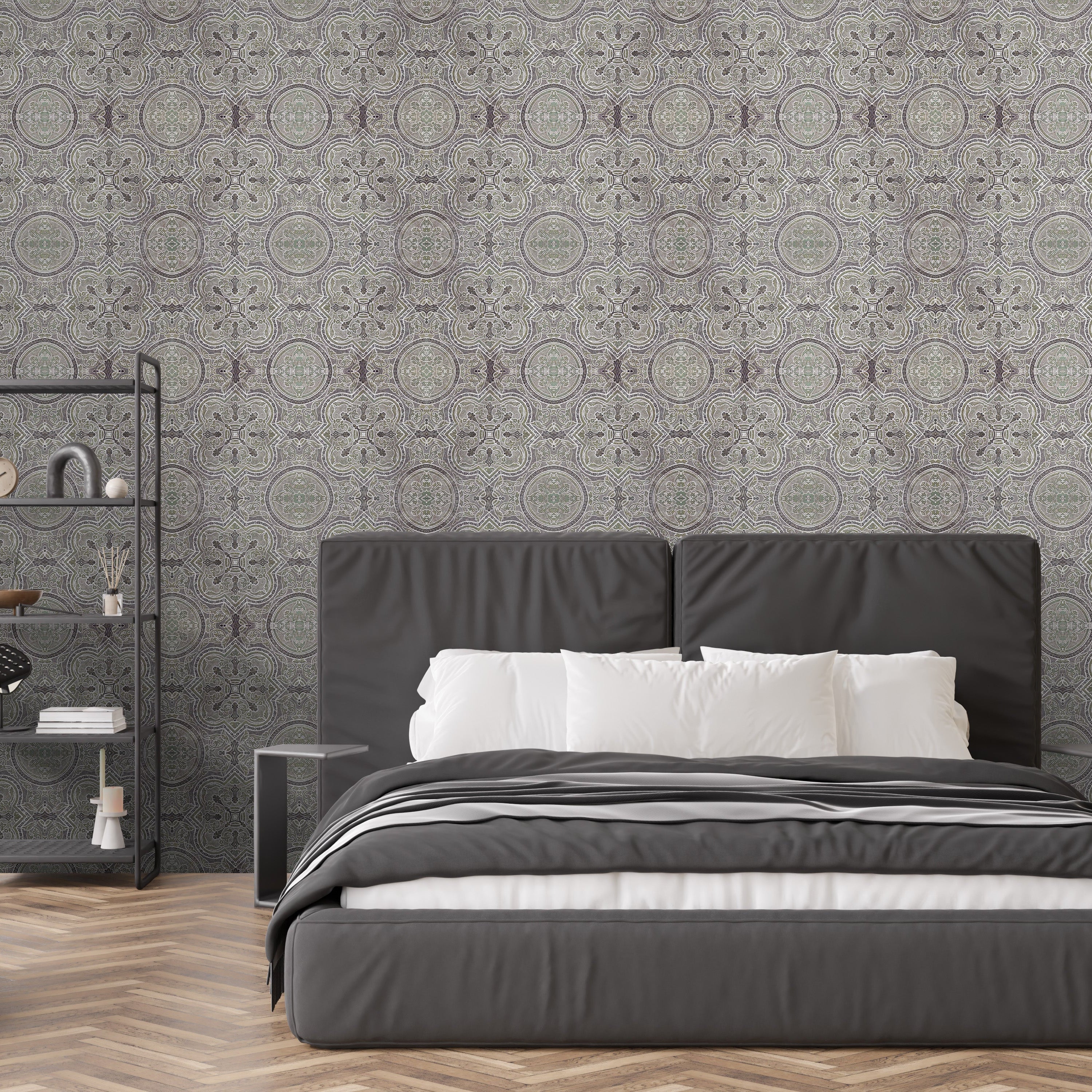 3D Moroccan Tiles - Printed Wallpaper