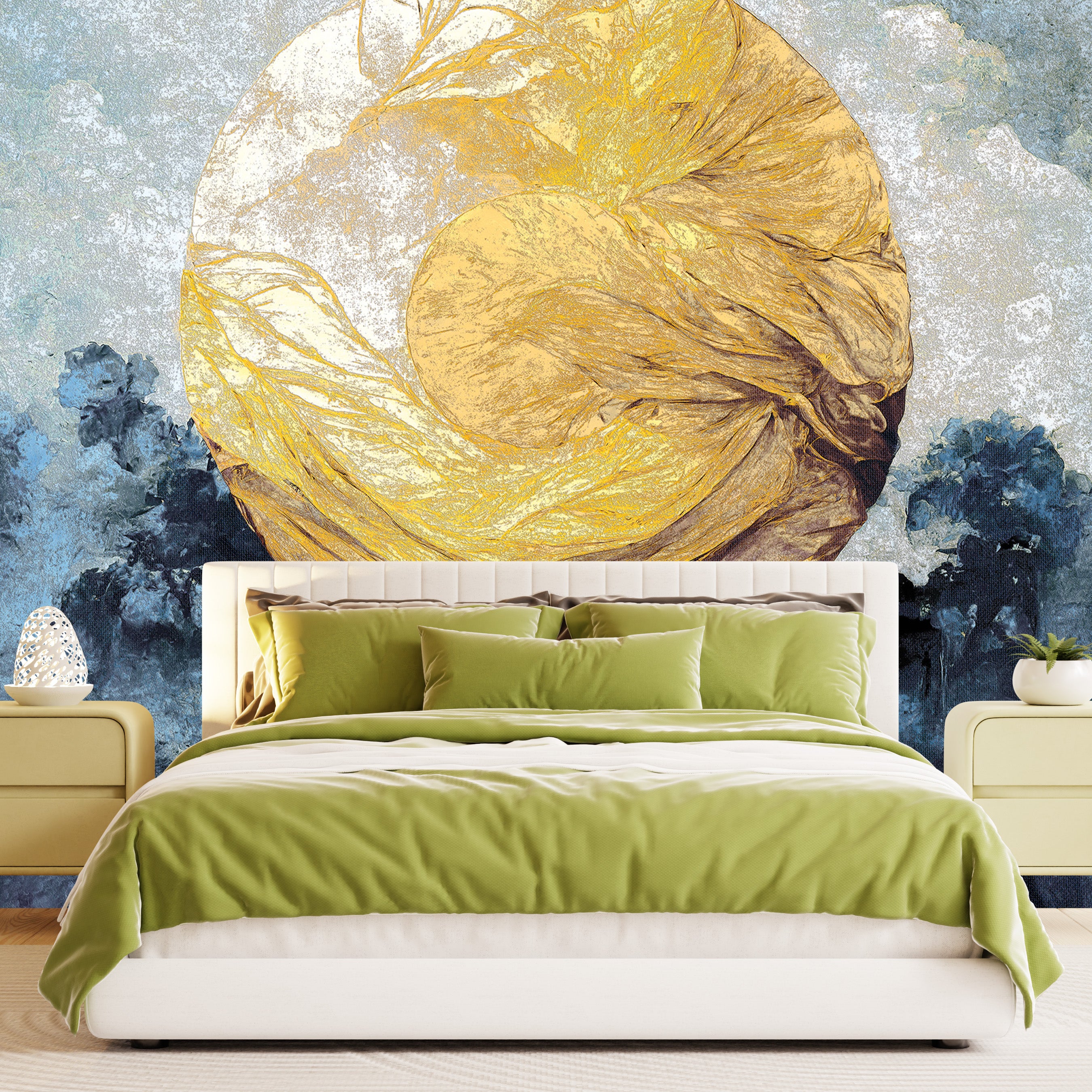 3D Radiant Sunrise - Printed Mural