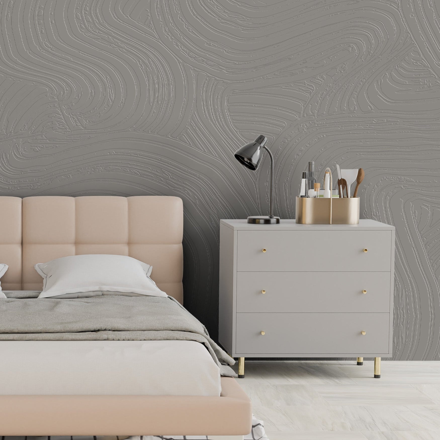 3D Abstract Abyss - Paintable Mural