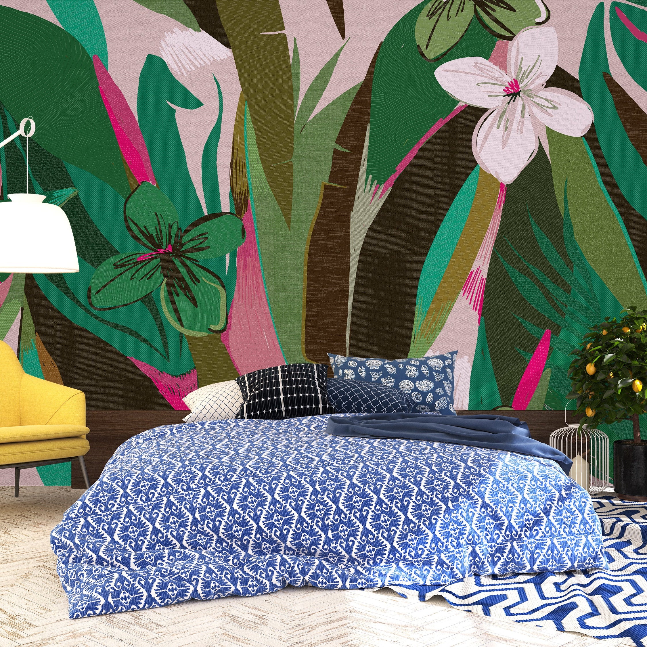 3D Tropical Paradise - Printed