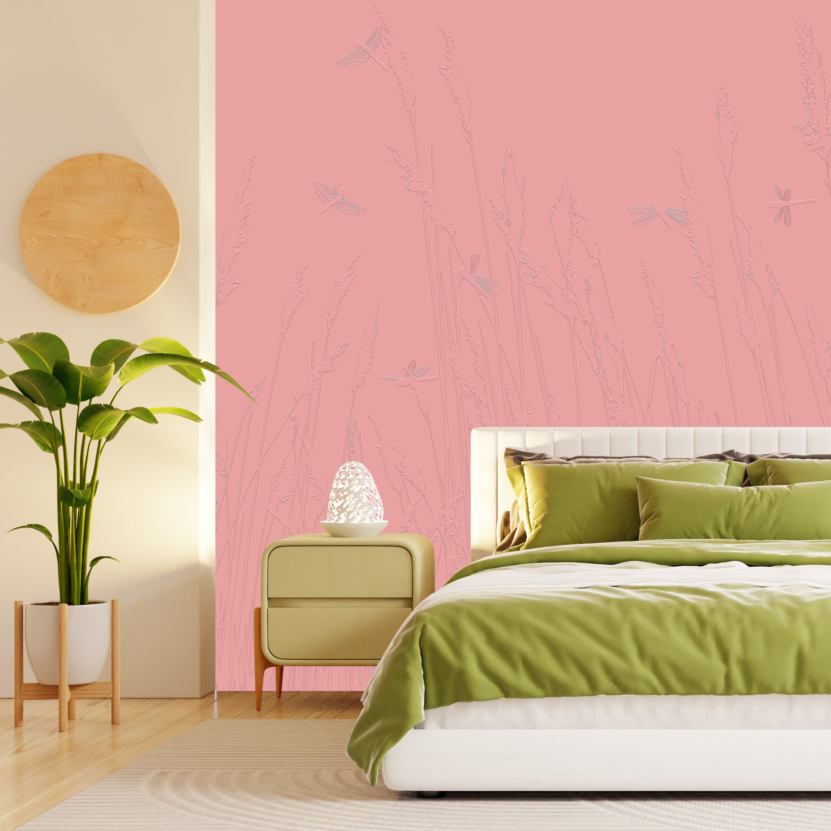 3D Dragonfly’s Daydream - Paintable Mural