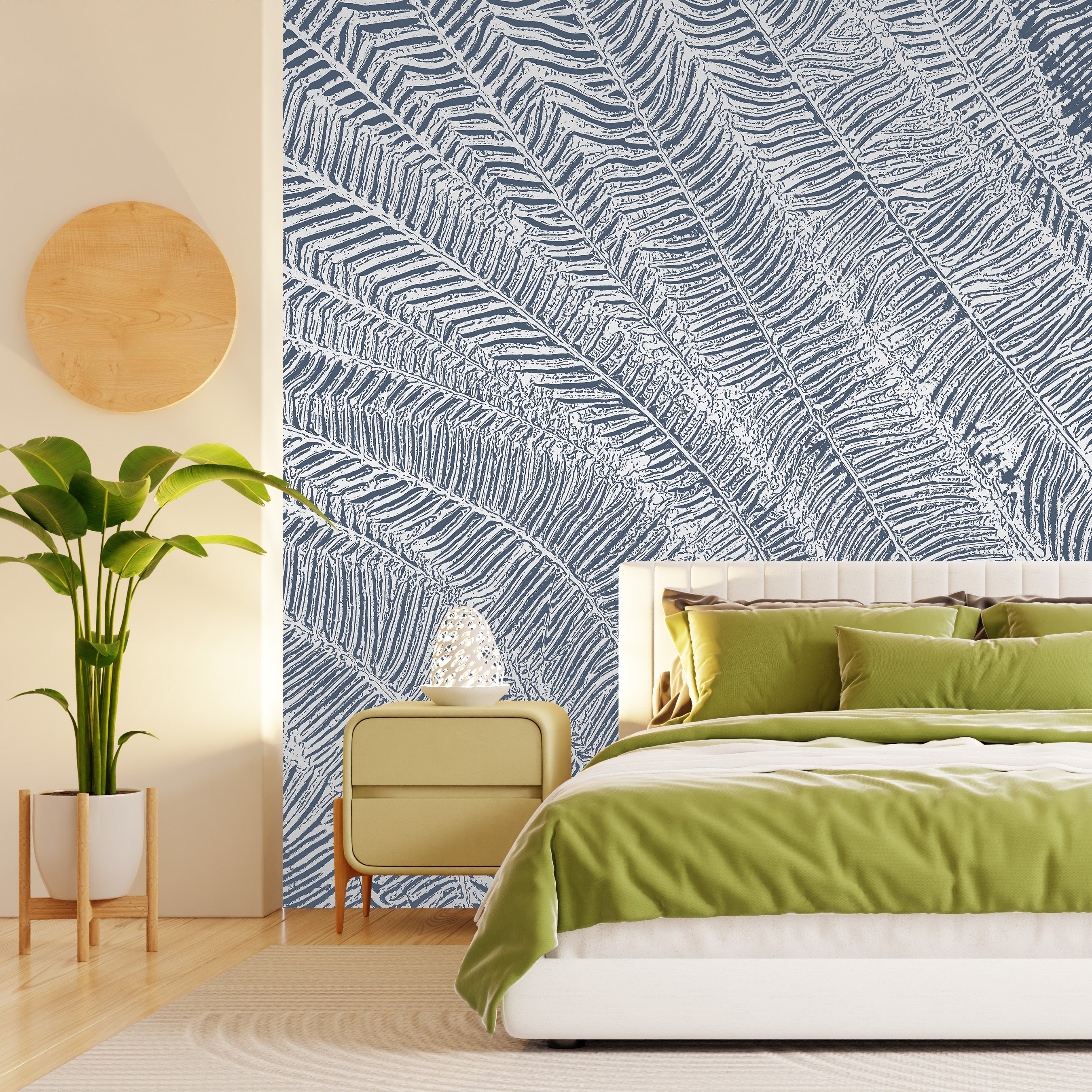 3D Flowing Fields - Paintable Mural
