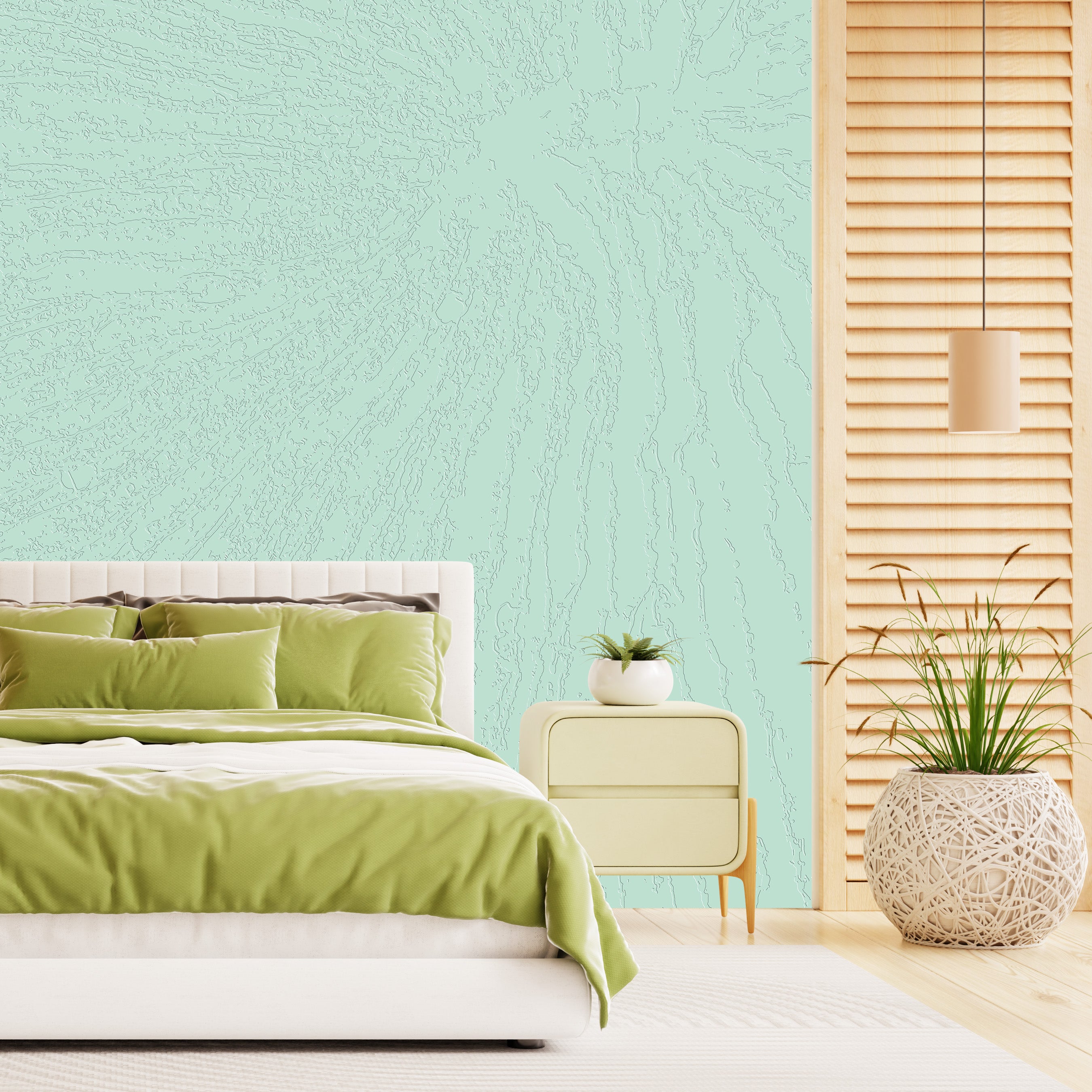 3D Radial Growth - Paintable Mural