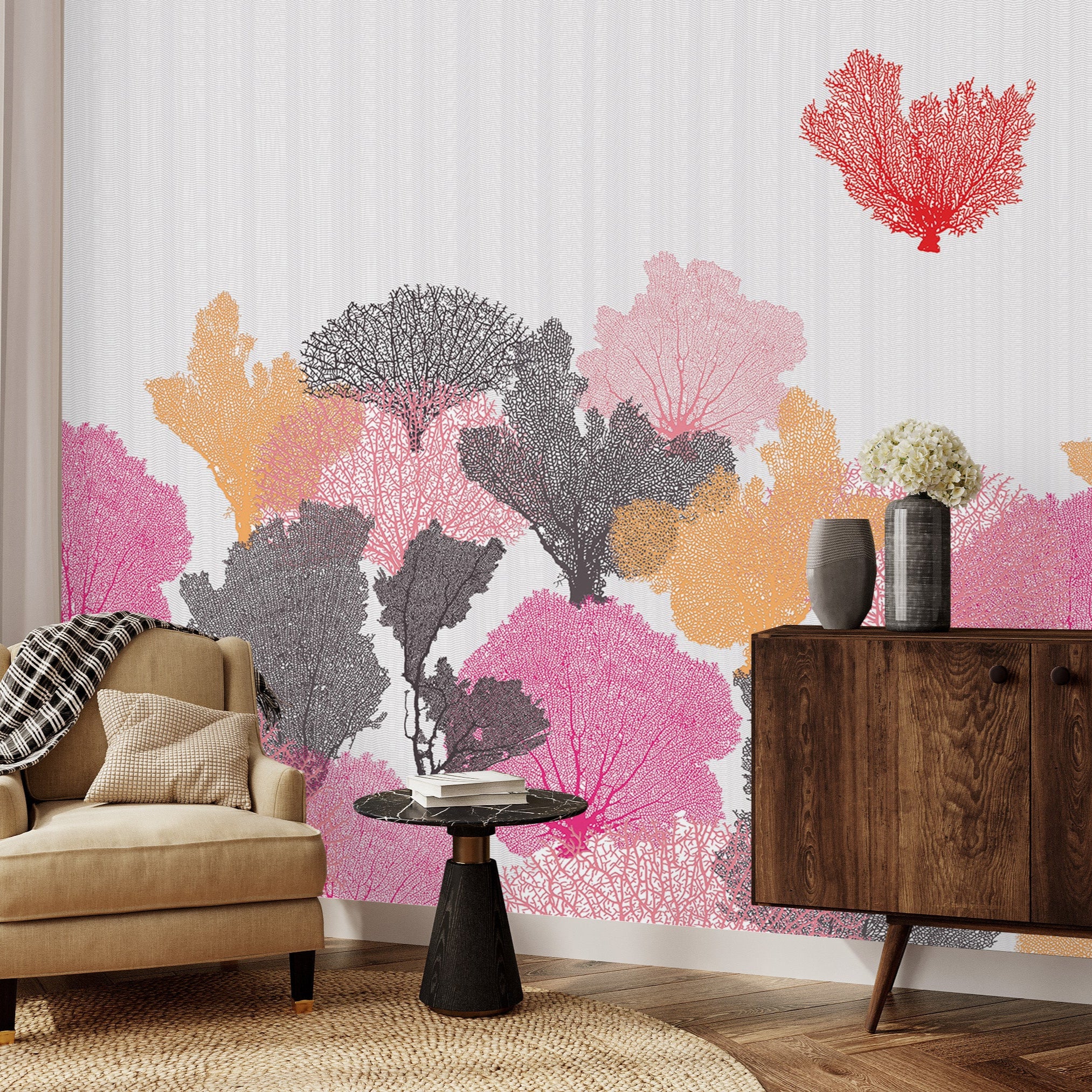 3D Coral Reef Dreams - Printed Mural