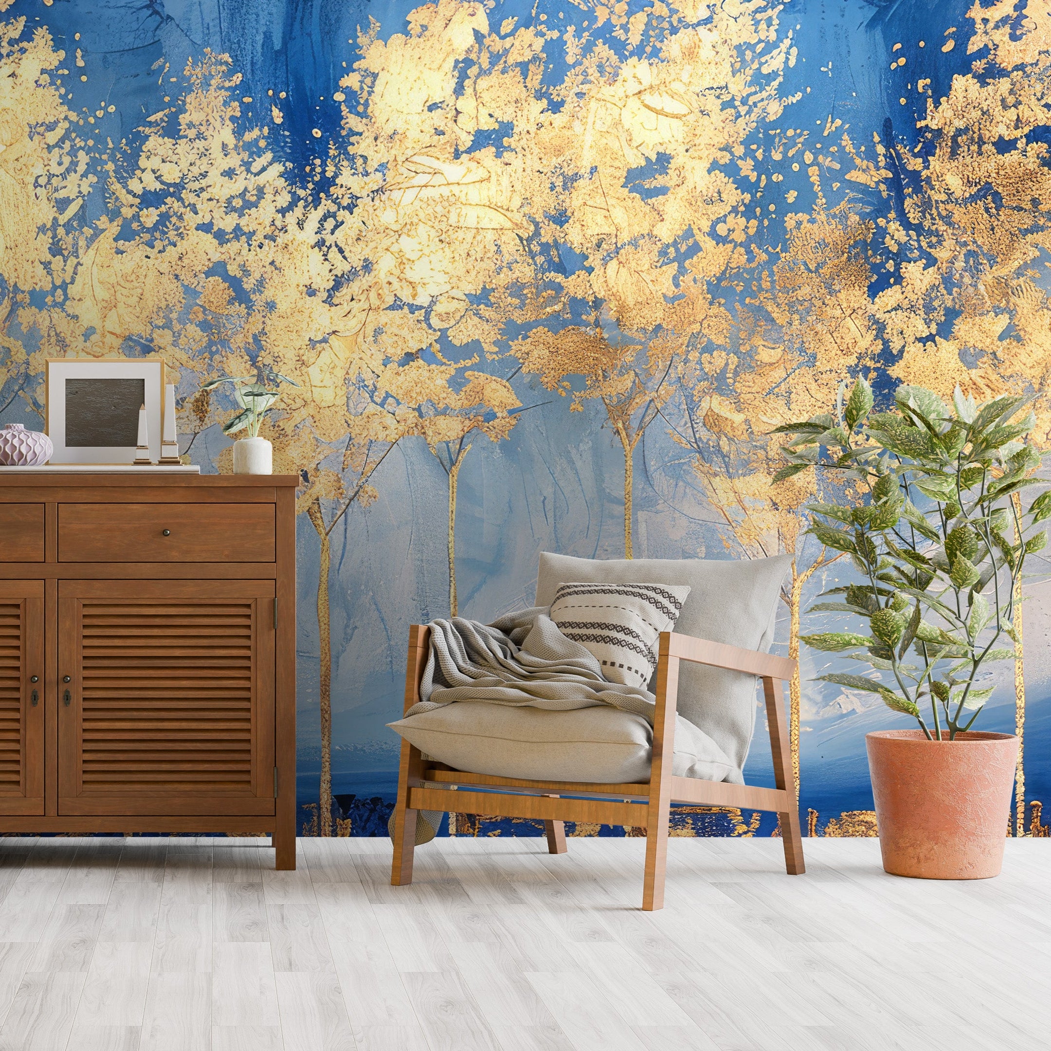 Blue Dream Golden Trees