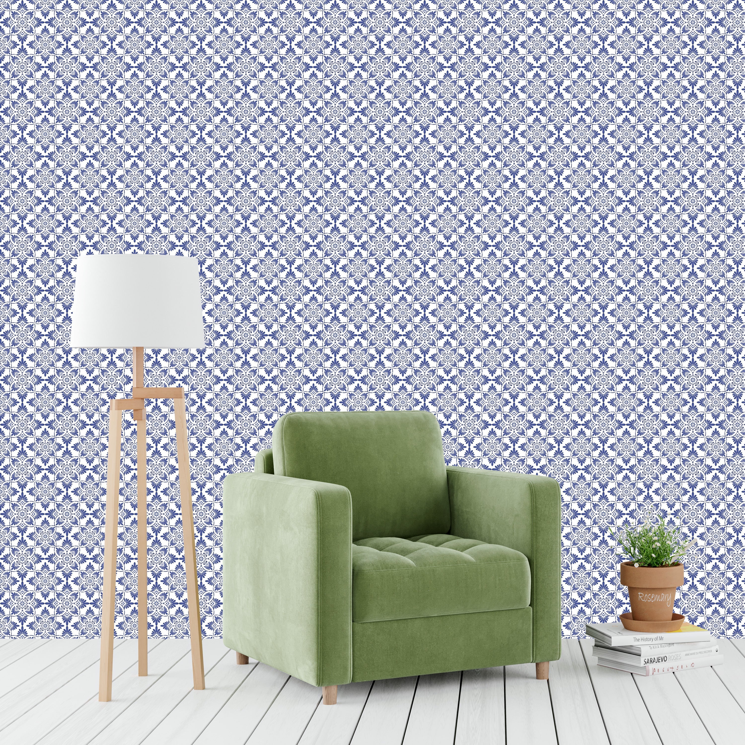 Adriatic Bloom Covering Wallpaper
