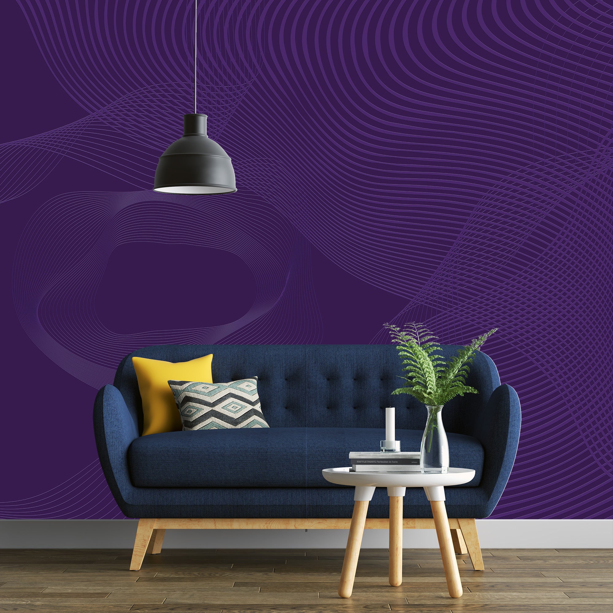 3D Linear Flow - Printed Mural