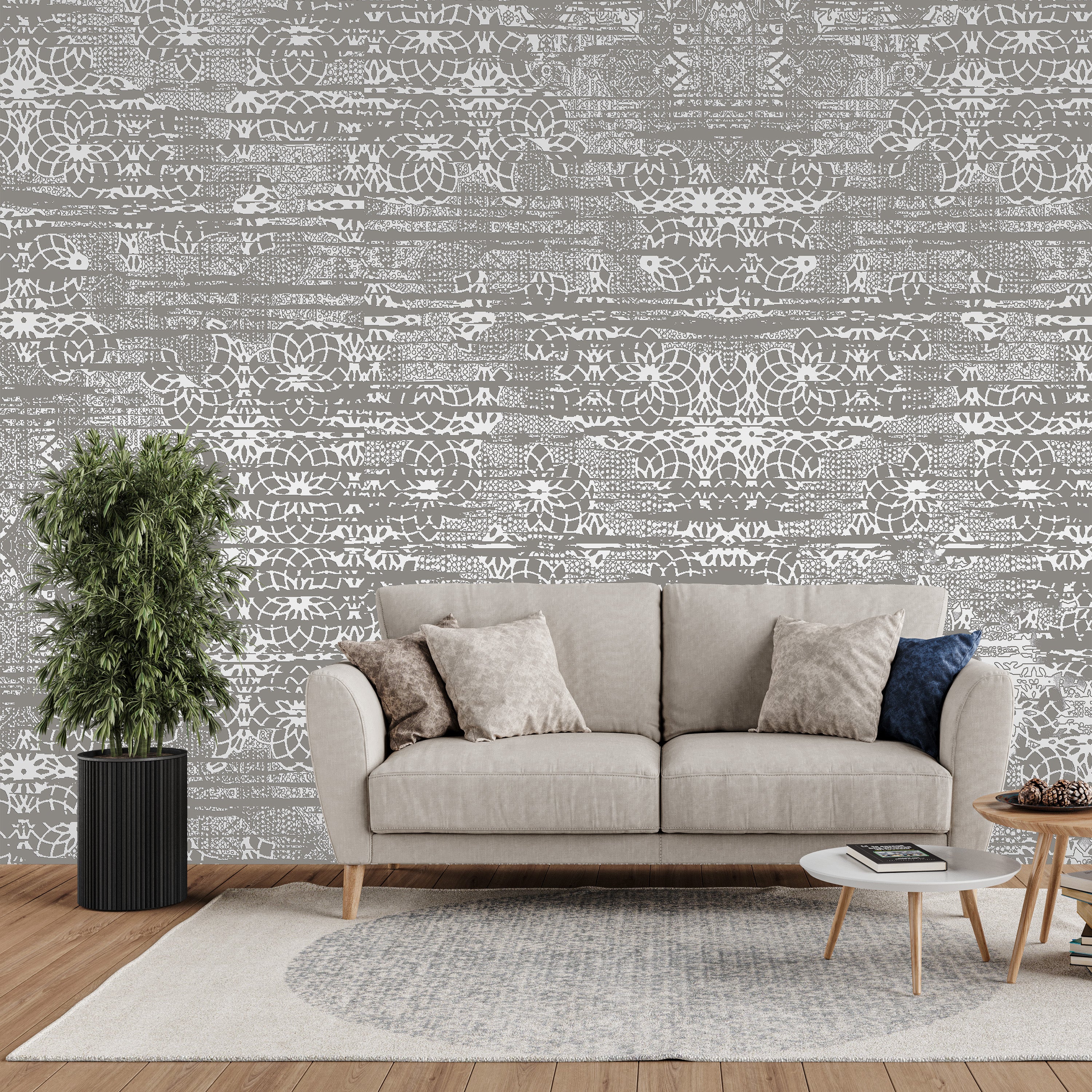 3D Heritage Mosaic - Paintable Mural