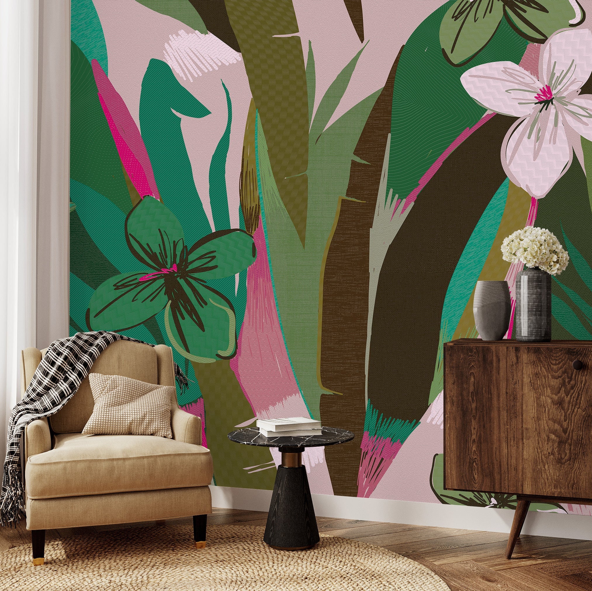 3D Tropical Paradise - Printed