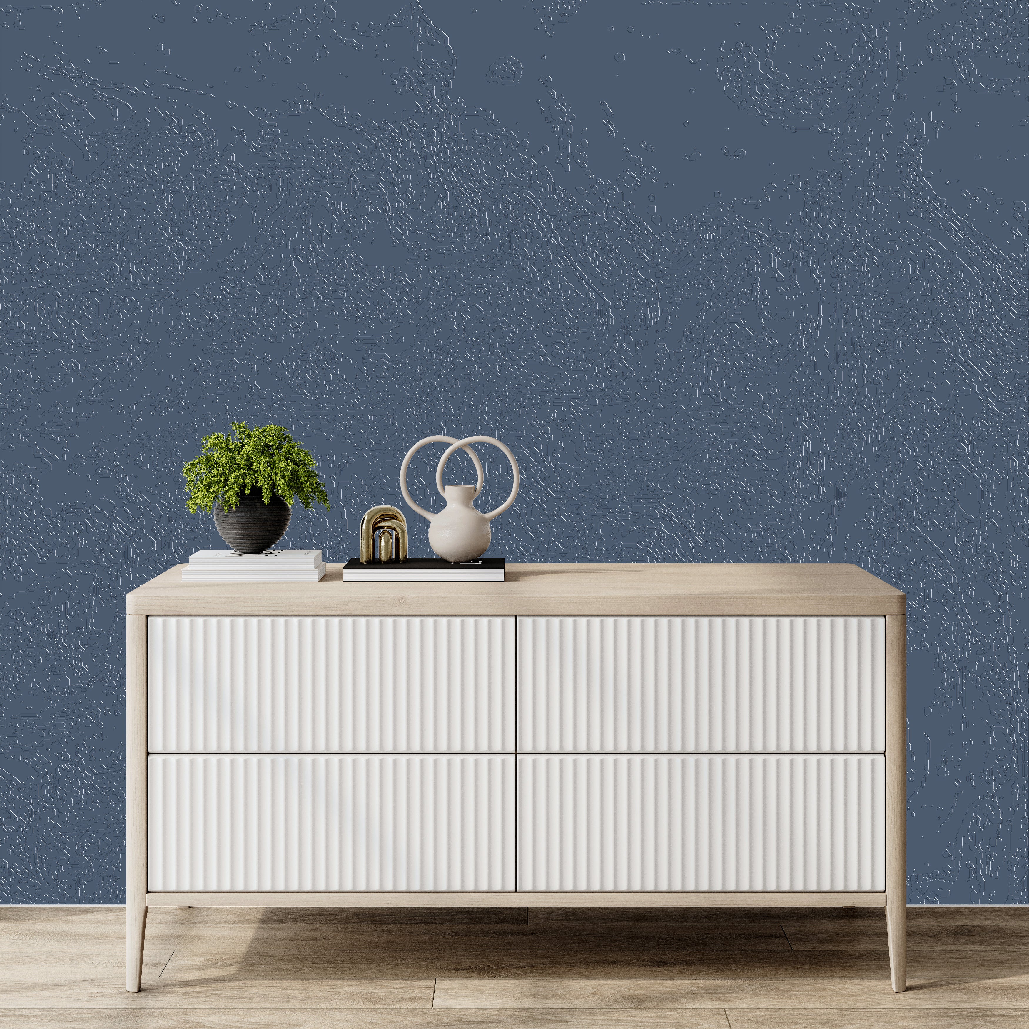 3D Dynamic Grain - Paintable Mural