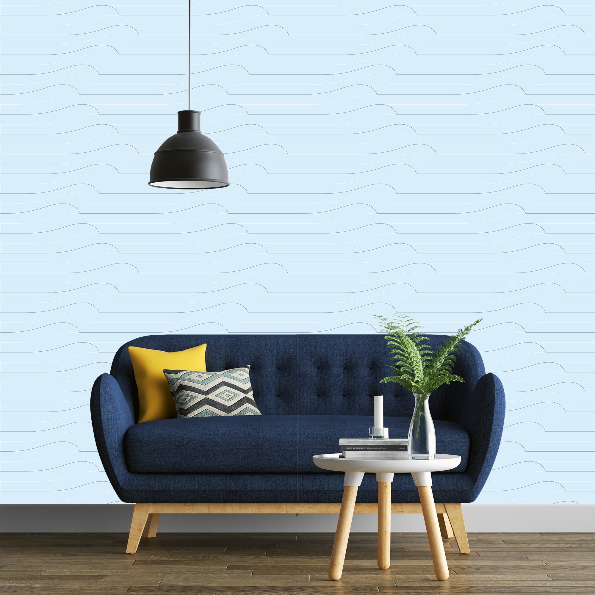 3D Kinetic Slate - Paintable Wallpaper