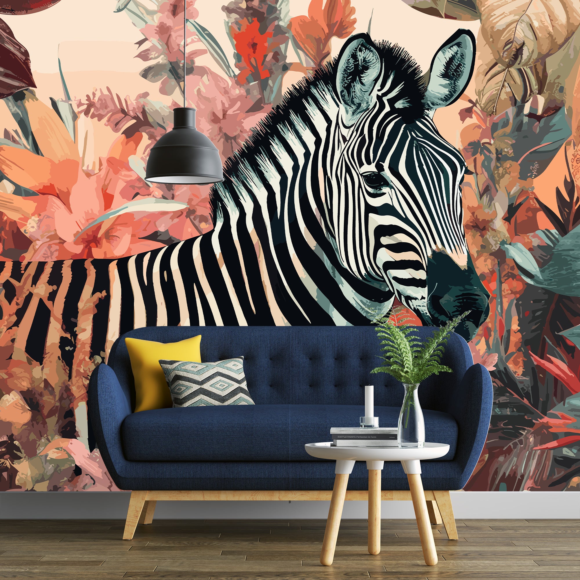 Zebra in Bloom