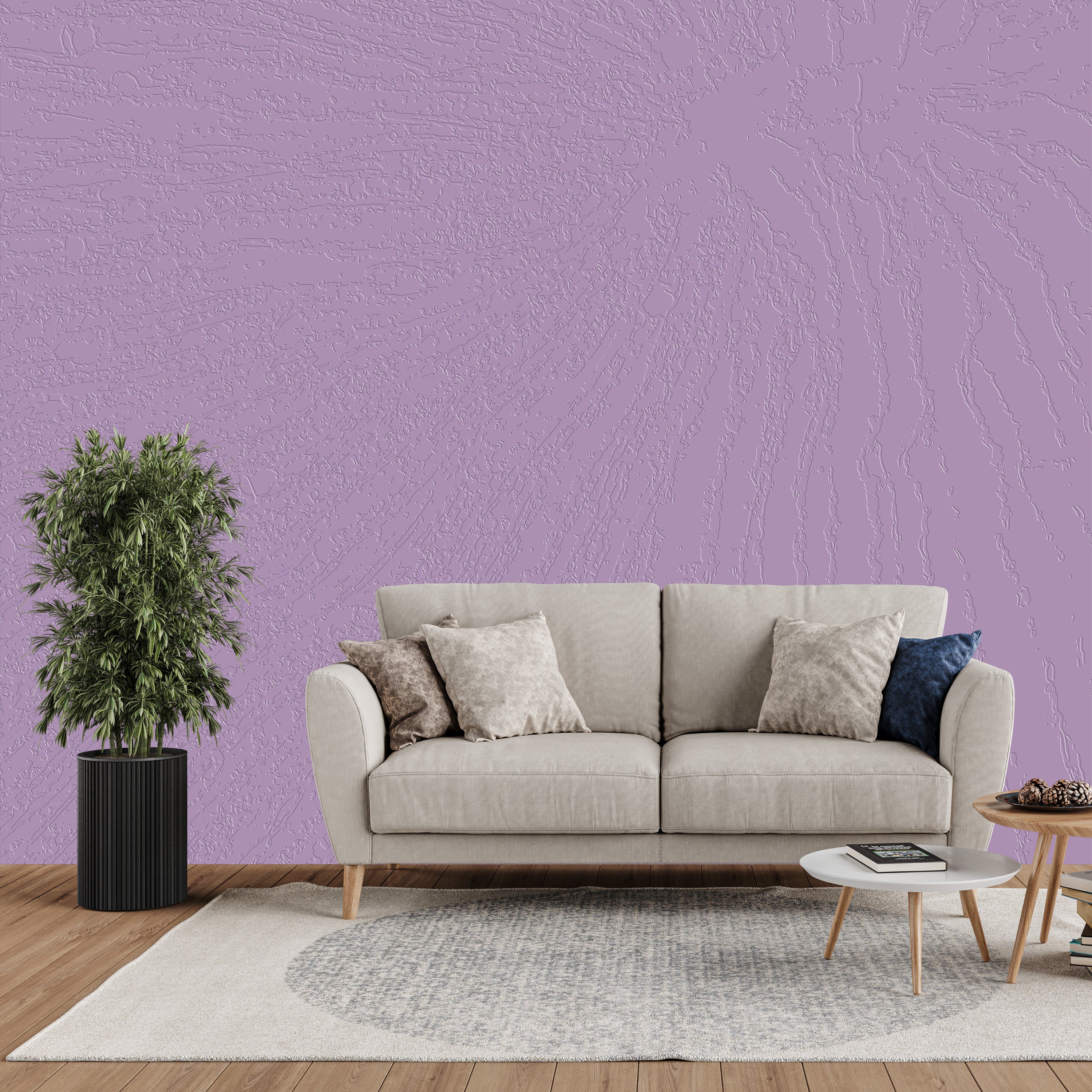 3D Radial Growth - Paintable Mural