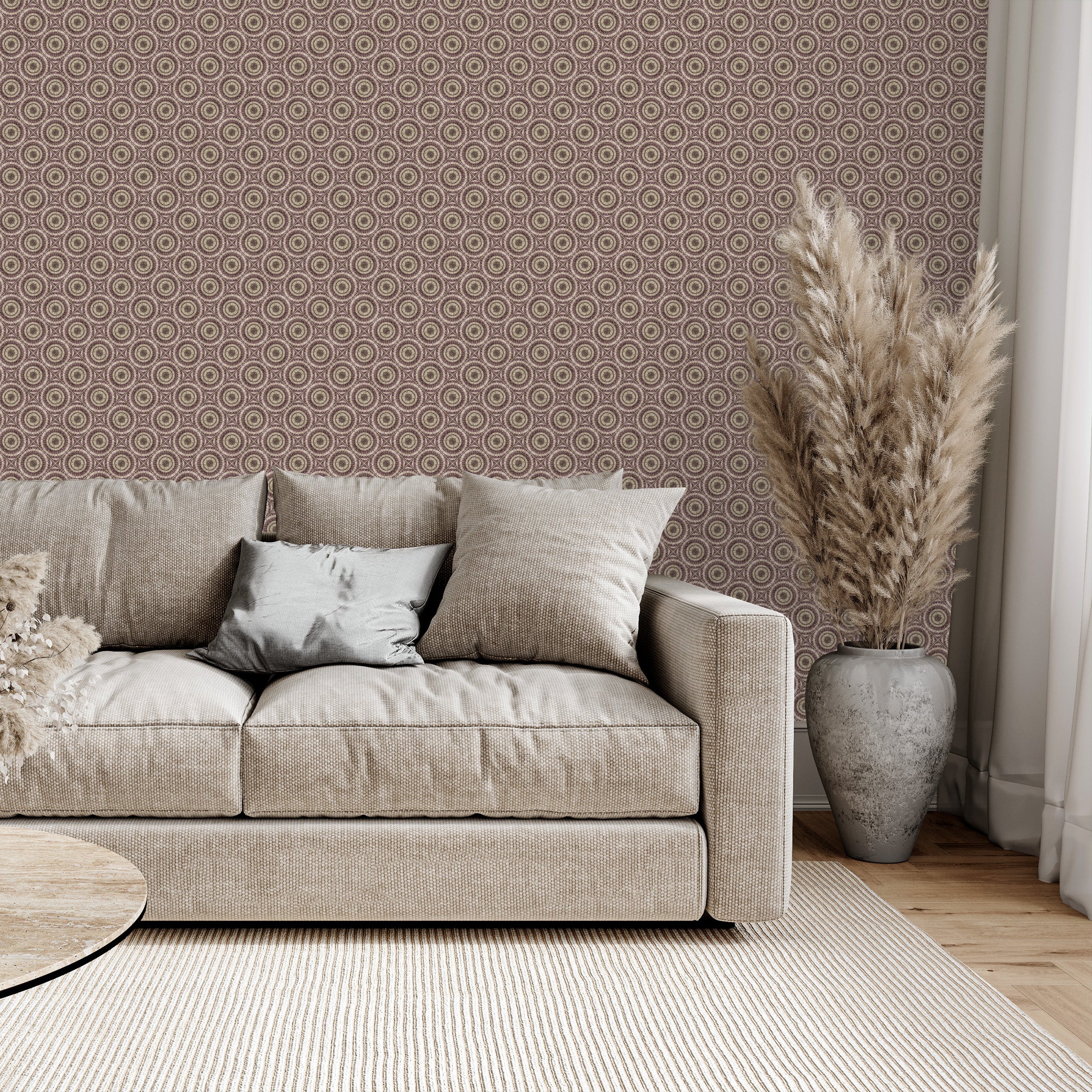 3D Handcrafted Tiles - Printed Wallpaper