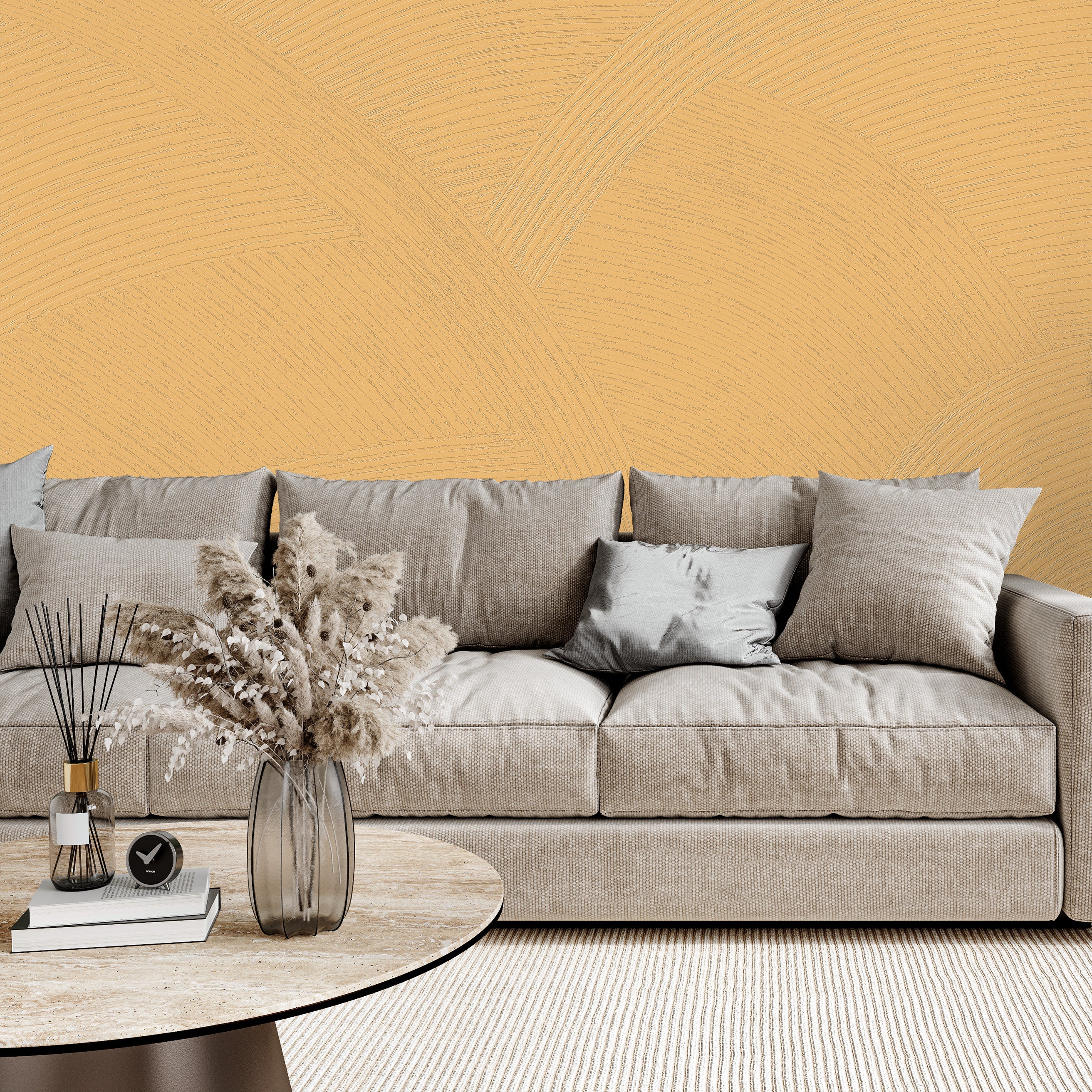 3D Ribbon Dance Reverie - Paintable Mural
