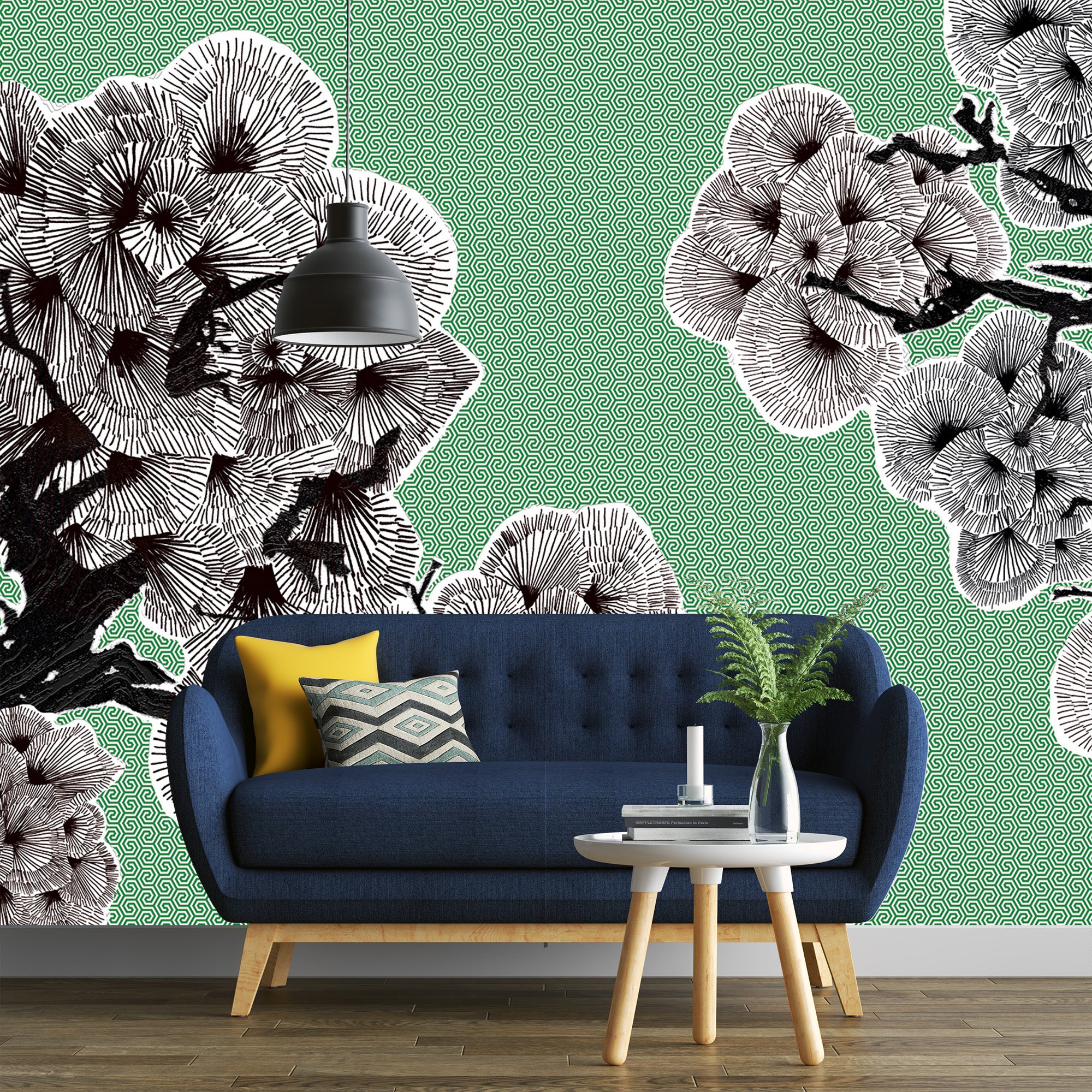 3D Ink Blossom - Printed Mural