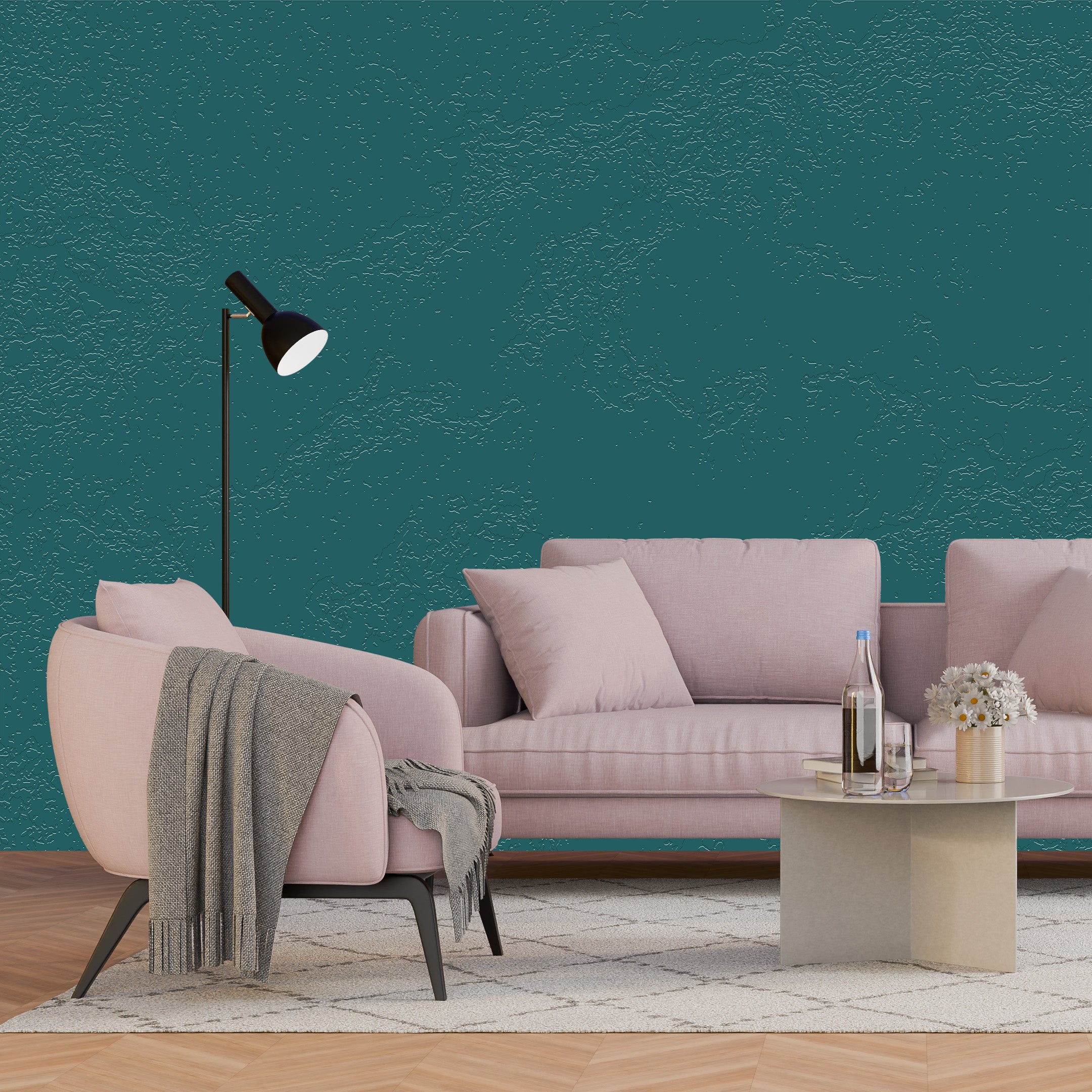 3D Aged Bark - Paintable Mural