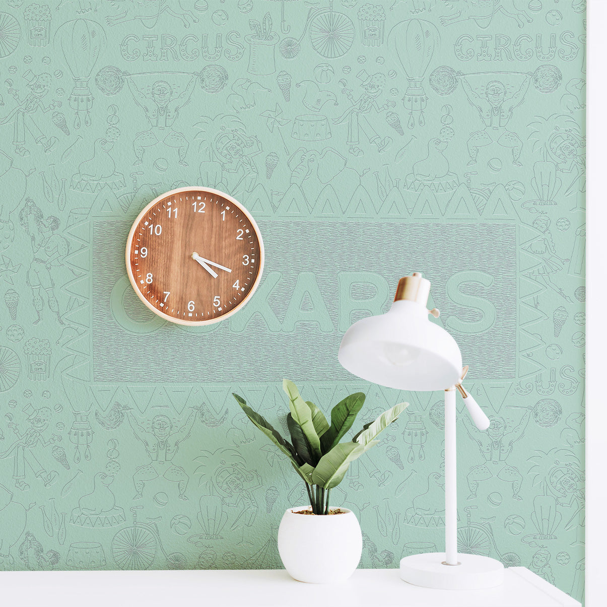 3D Playful Circus - Paintable Mural