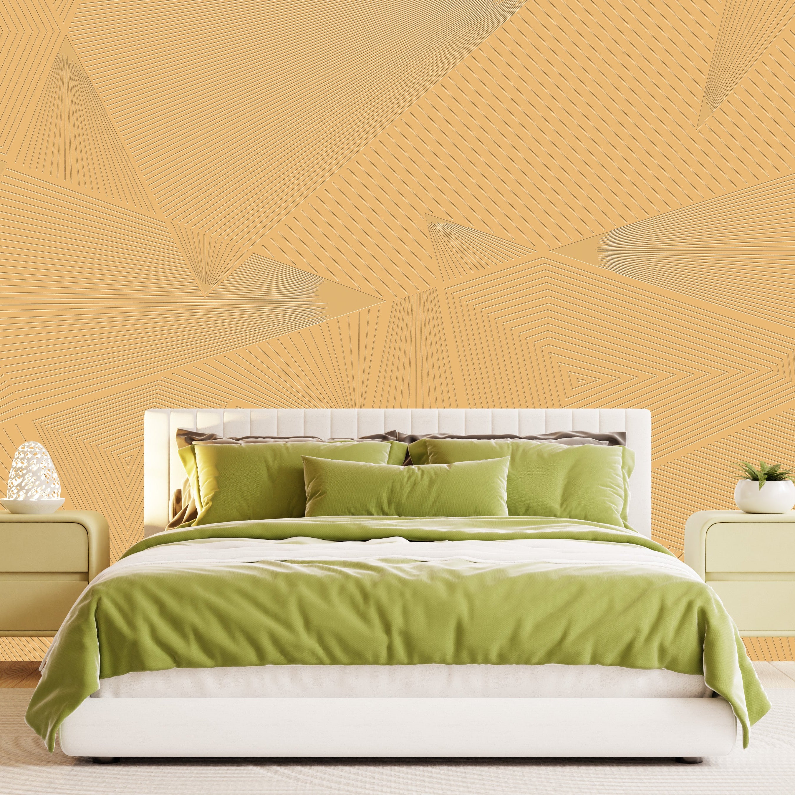 3D Angular Depth - Paintable Mural